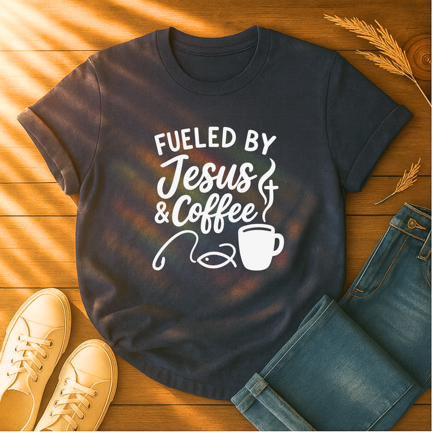 Fueled By Jesus & Coffee T-Shirt