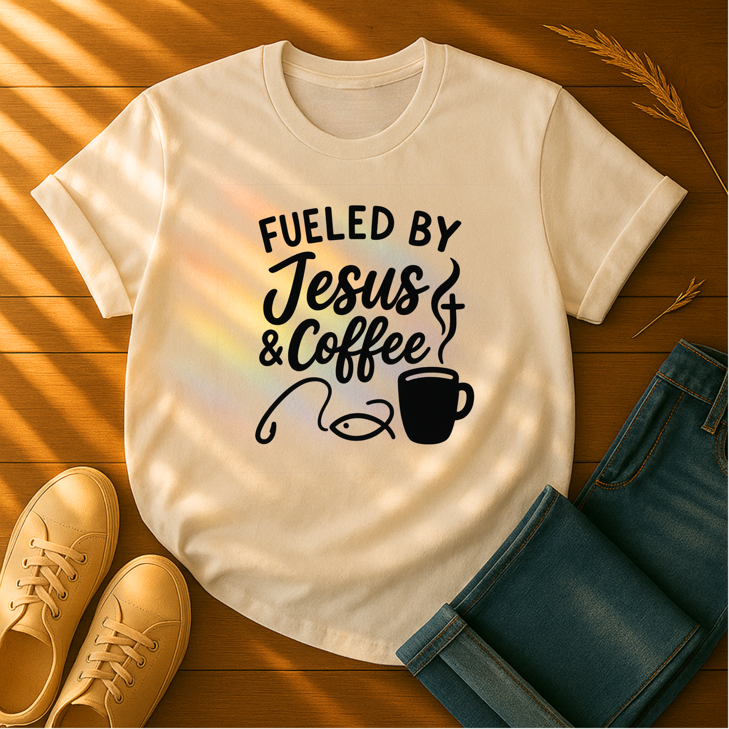 Fueled By Jesus & Coffee T-Shirt