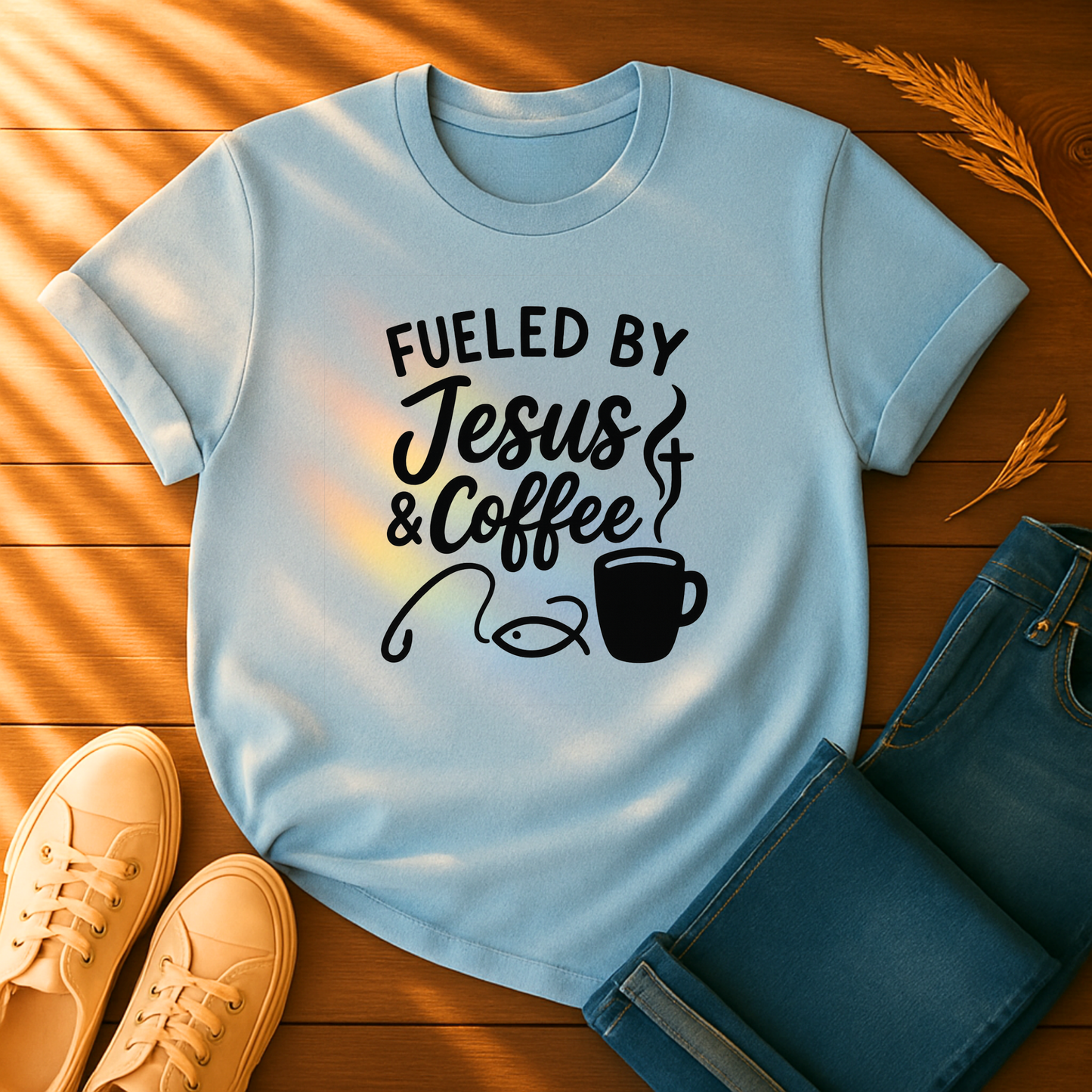 Fueled By Jesus & Coffee T-Shirt
