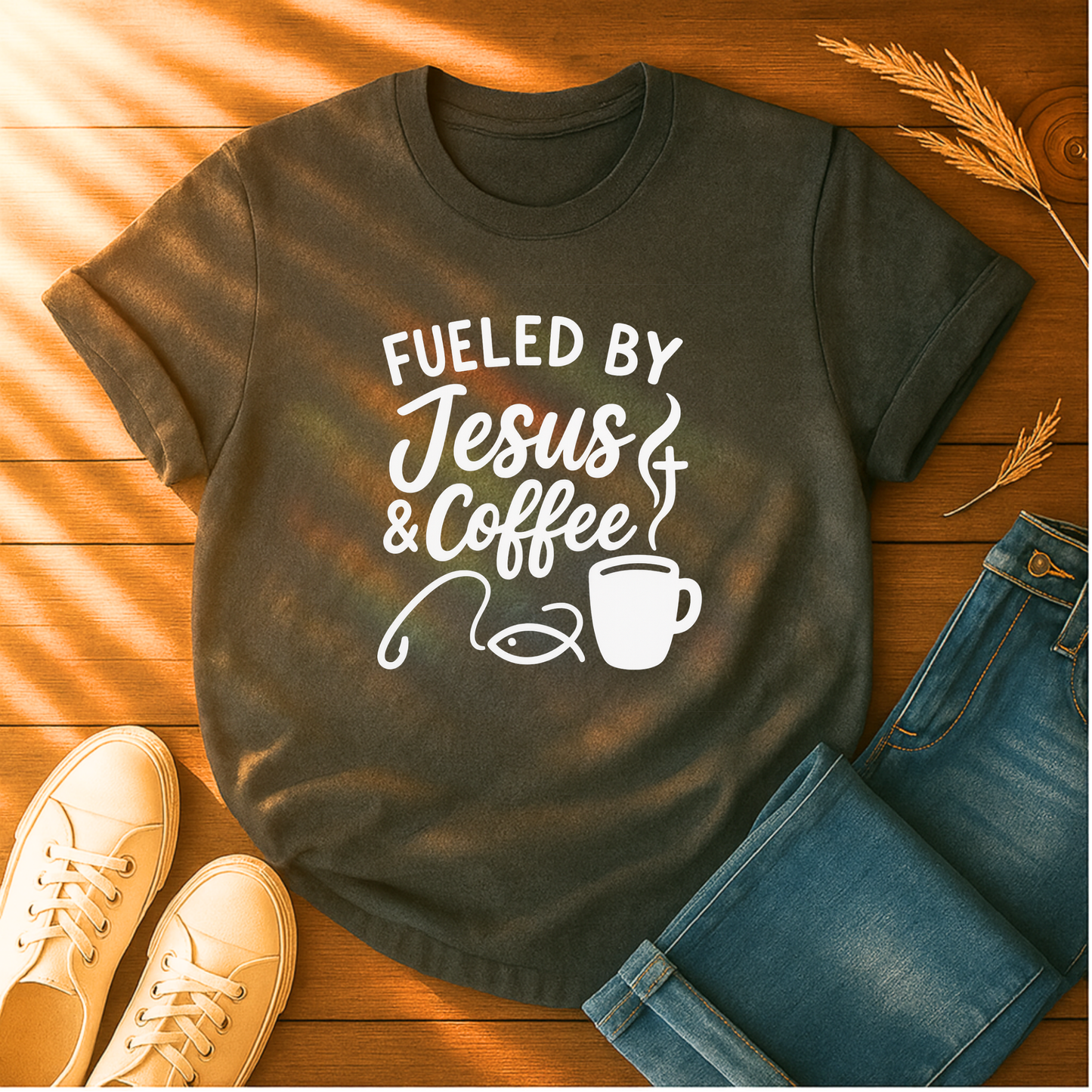 Fueled By Jesus & Coffee T-Shirt