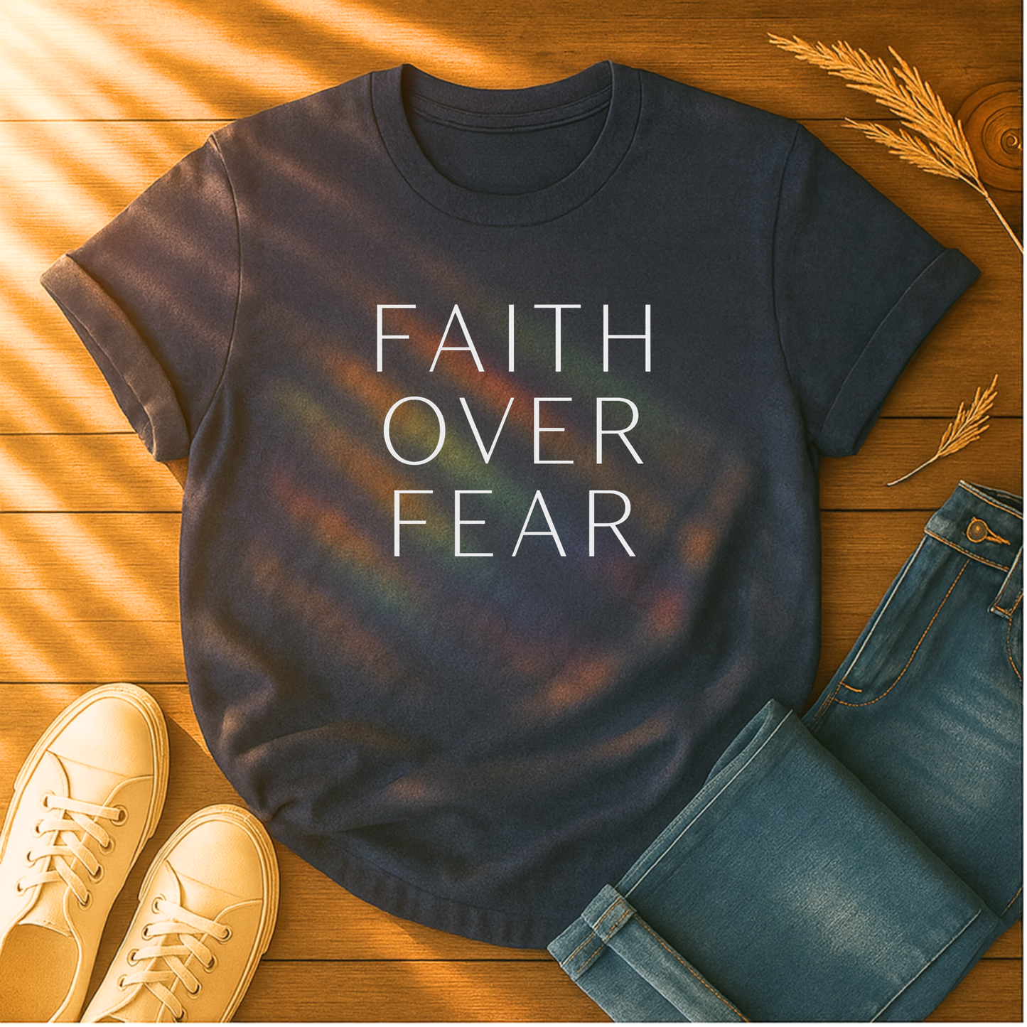 Minimalist Faith Over Fear T-Shirt