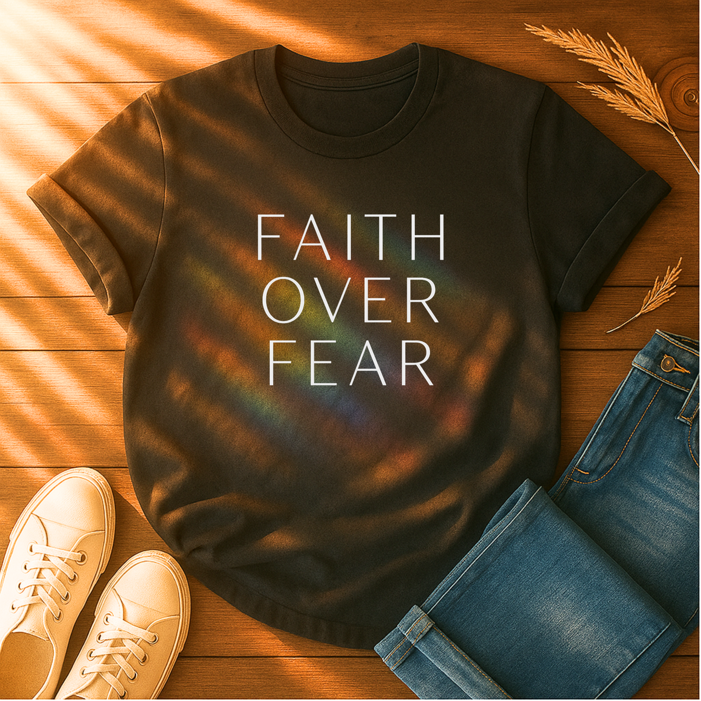 Minimalist Faith Over Fear T-Shirt
