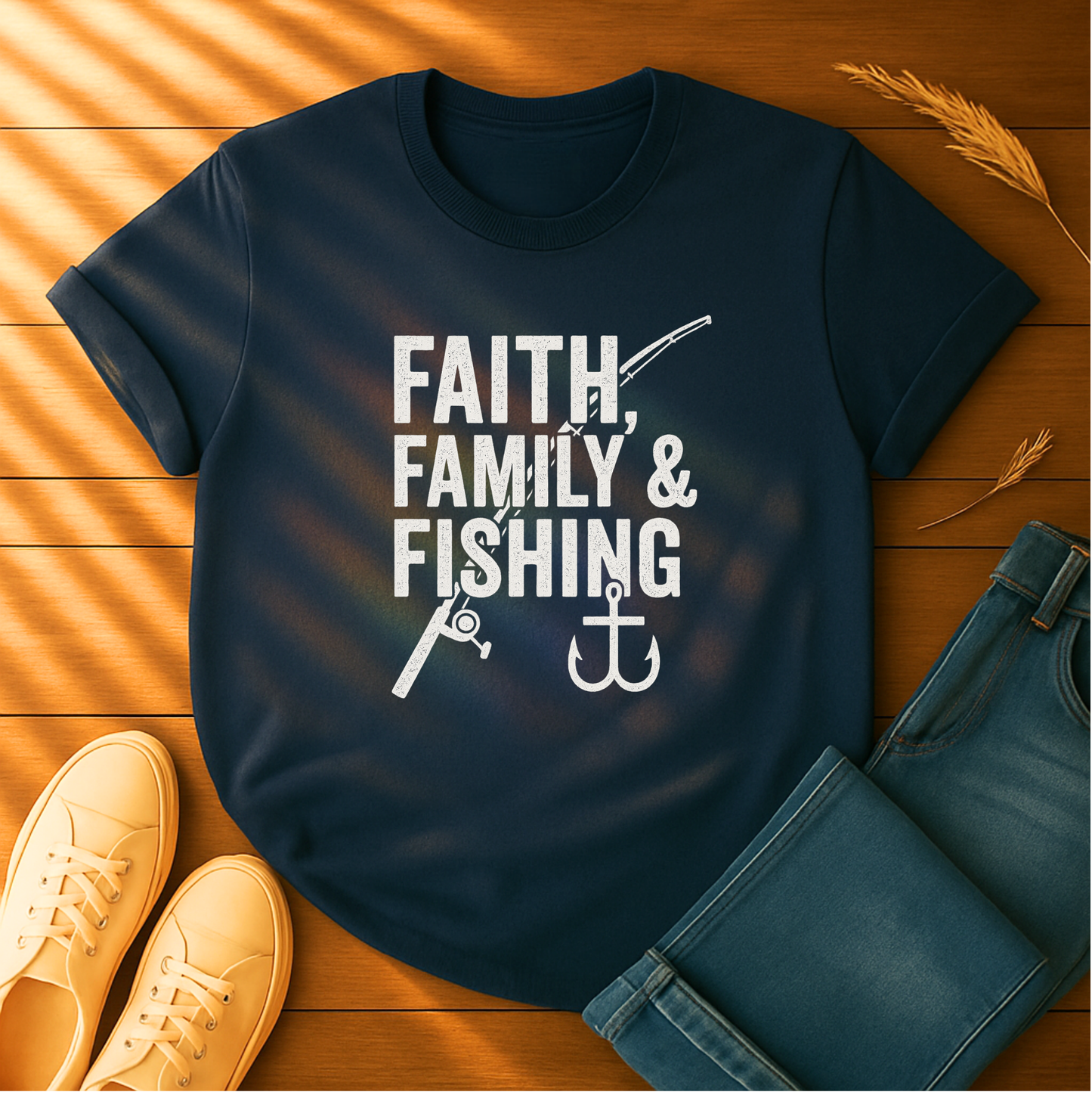 Faith, Family & Fishing T-Shirt