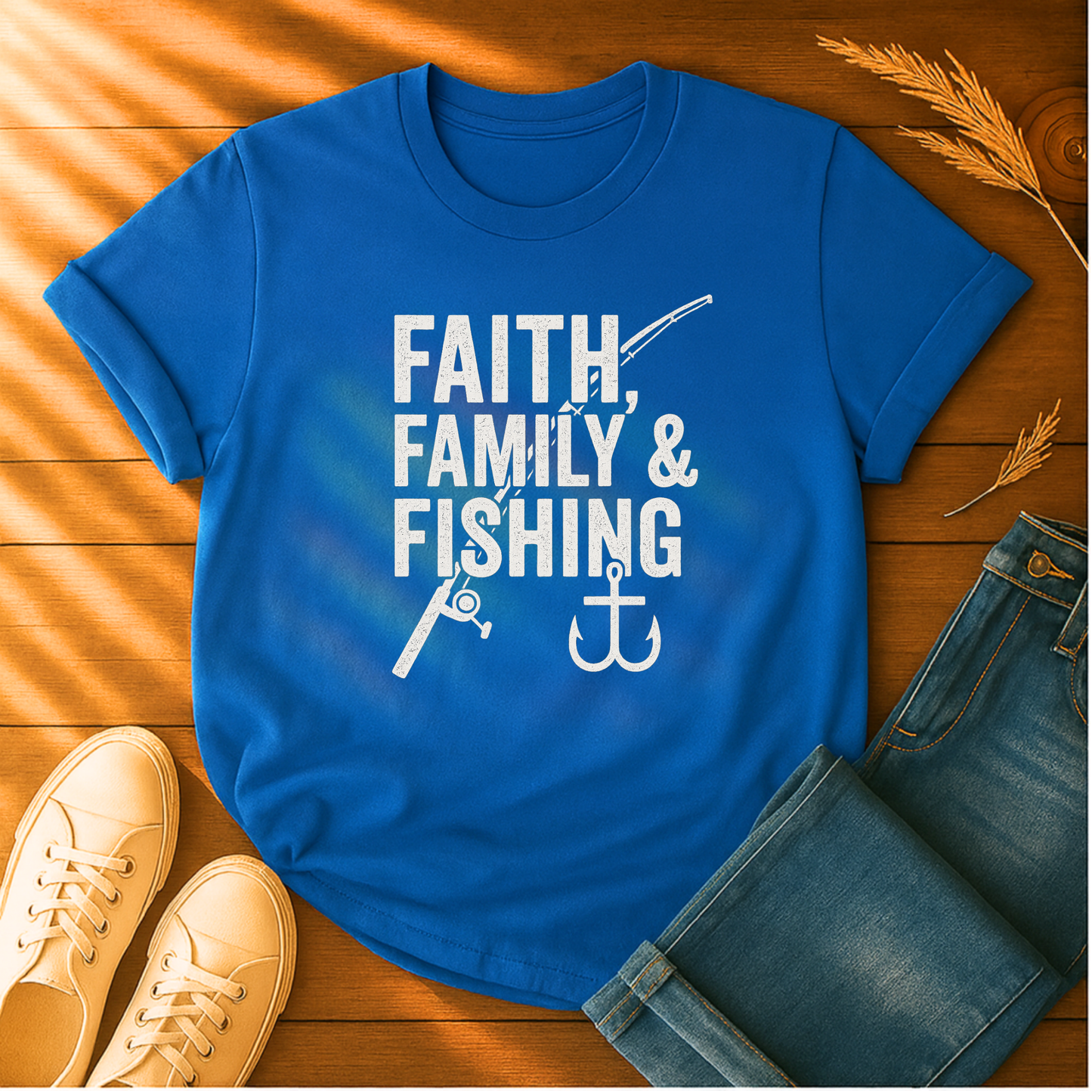 Faith, Family & Fishing T-Shirt