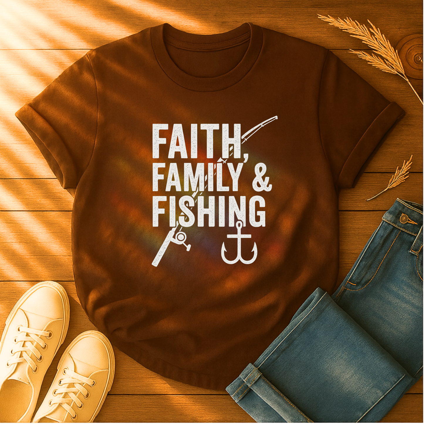 Faith, Family & Fishing T-Shirt