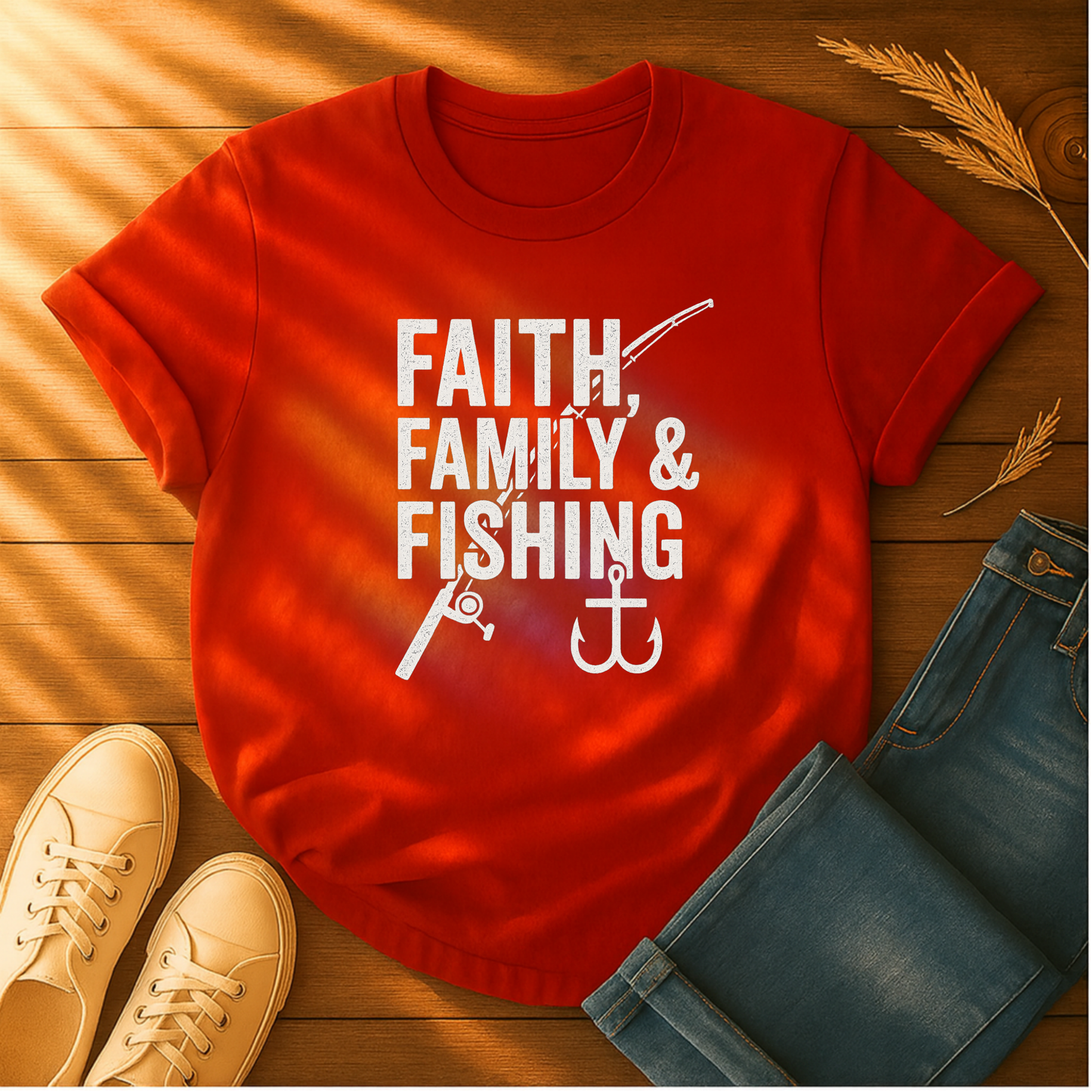 Faith, Family & Fishing T-Shirt