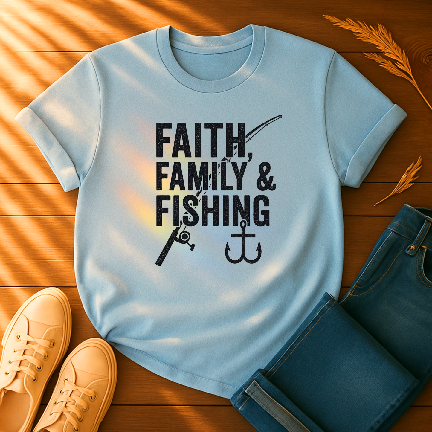 Faith, Family & Fishing T-Shirt