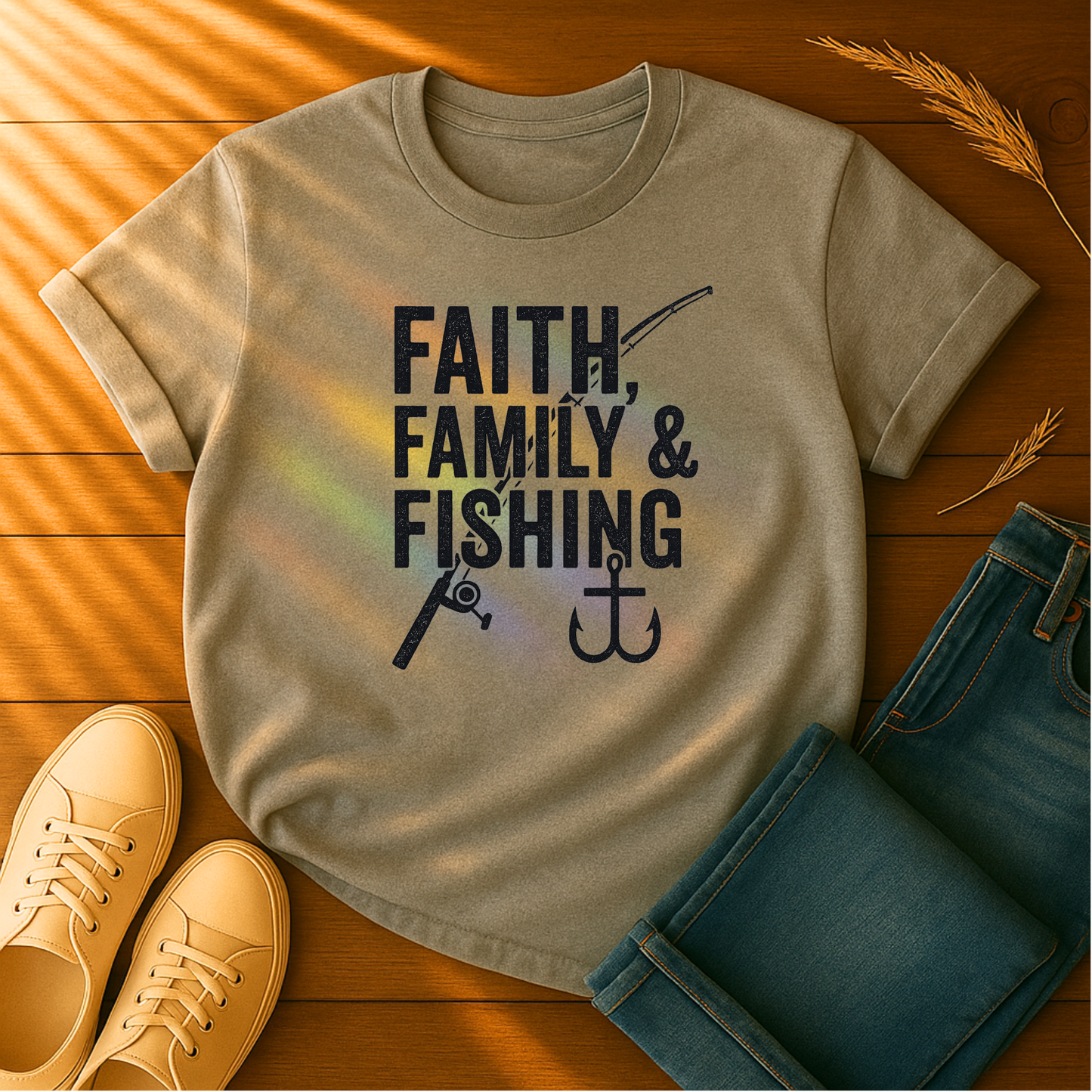 Faith, Family & Fishing T-Shirt