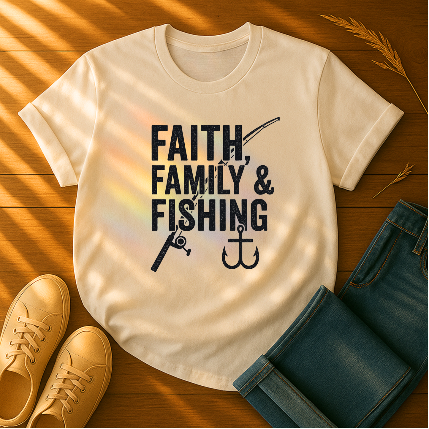 Faith, Family & Fishing T-Shirt