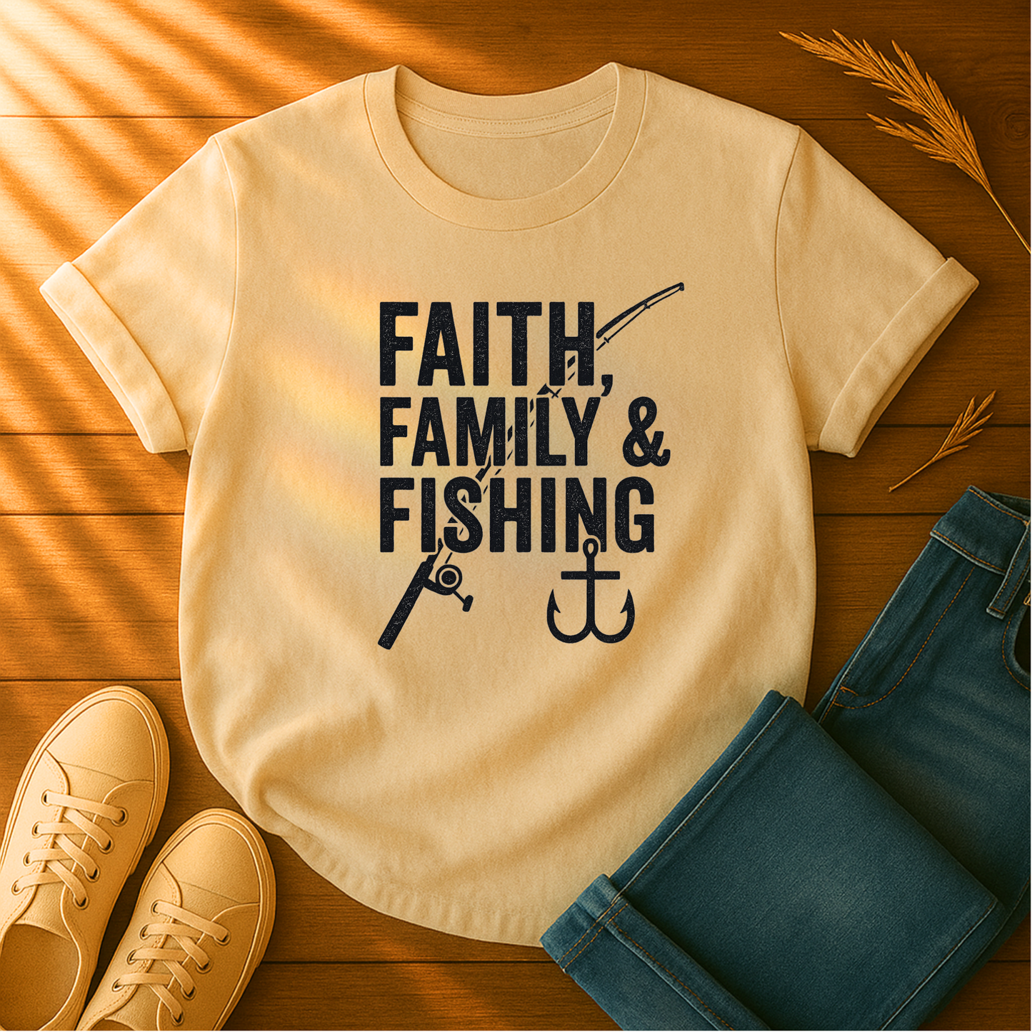 Faith, Family & Fishing T-Shirt