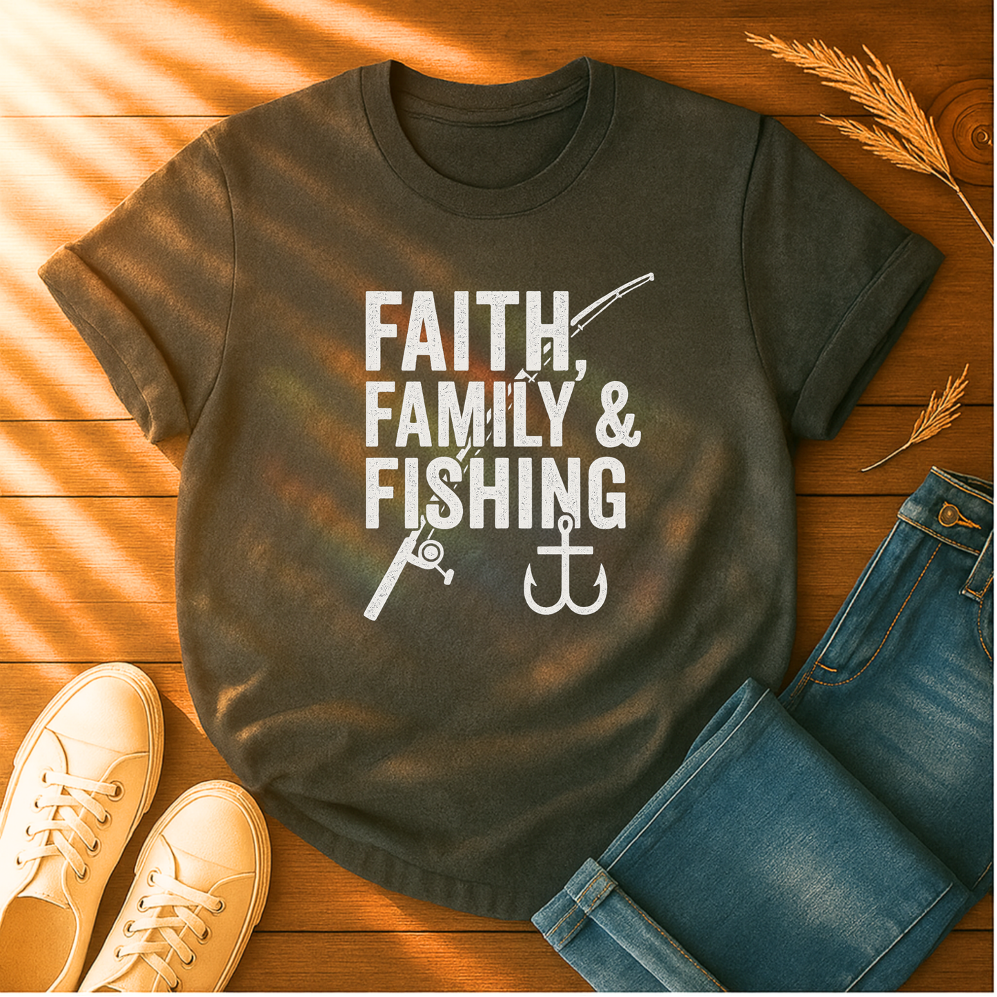 Faith, Family & Fishing T-Shirt