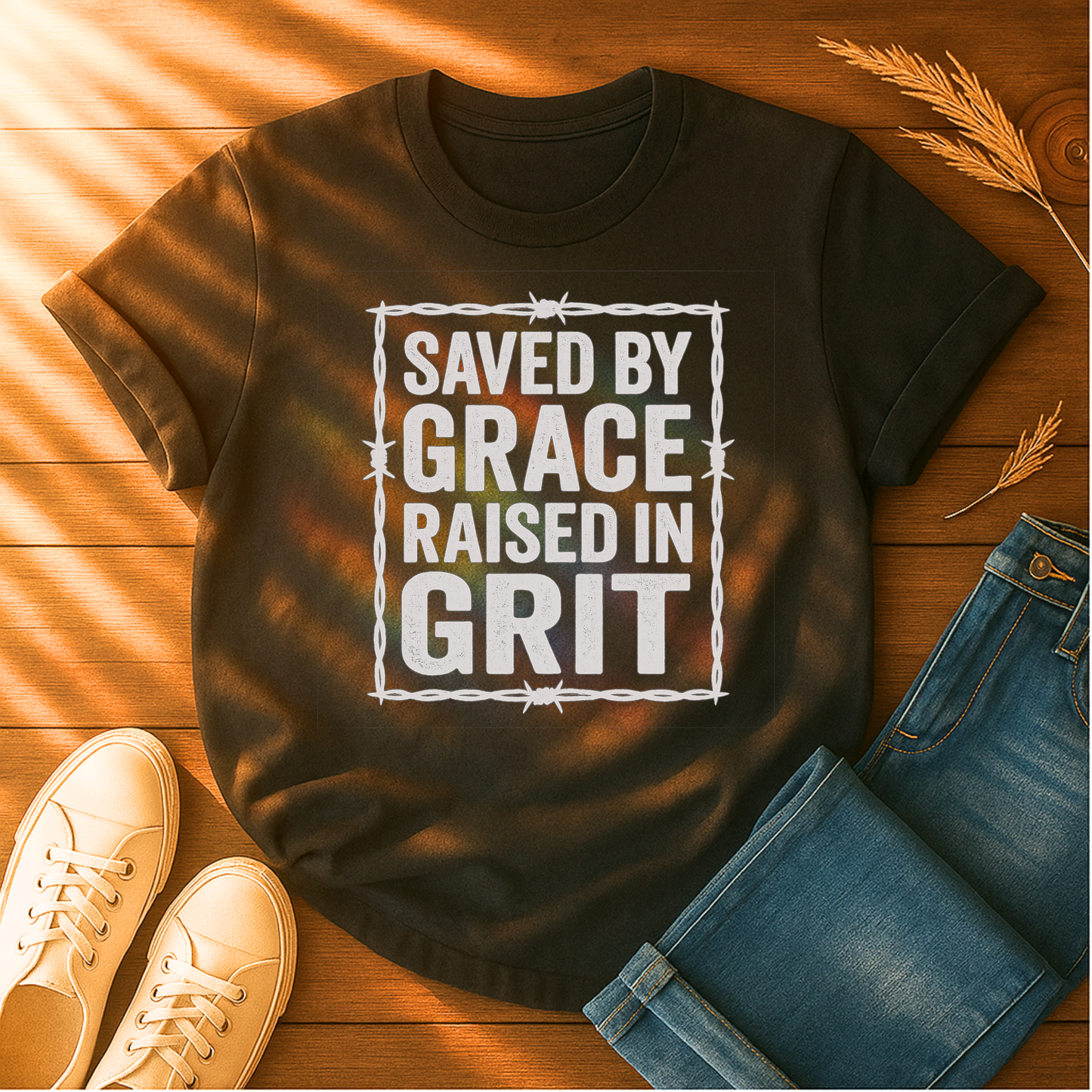 Raised in Grit T-Shirt