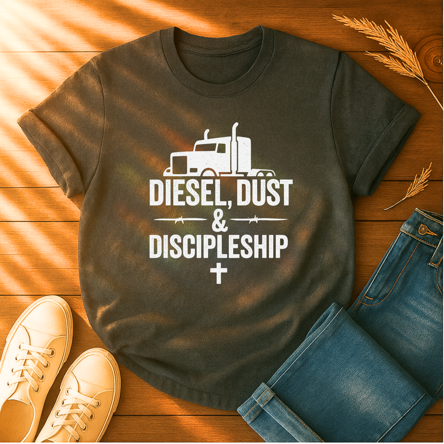 Diesel, Dust & Discipleship T-Shirt
