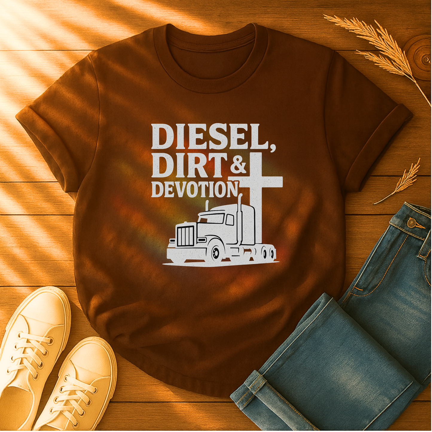 Diesel, Dirt & Devotion T-Shirt