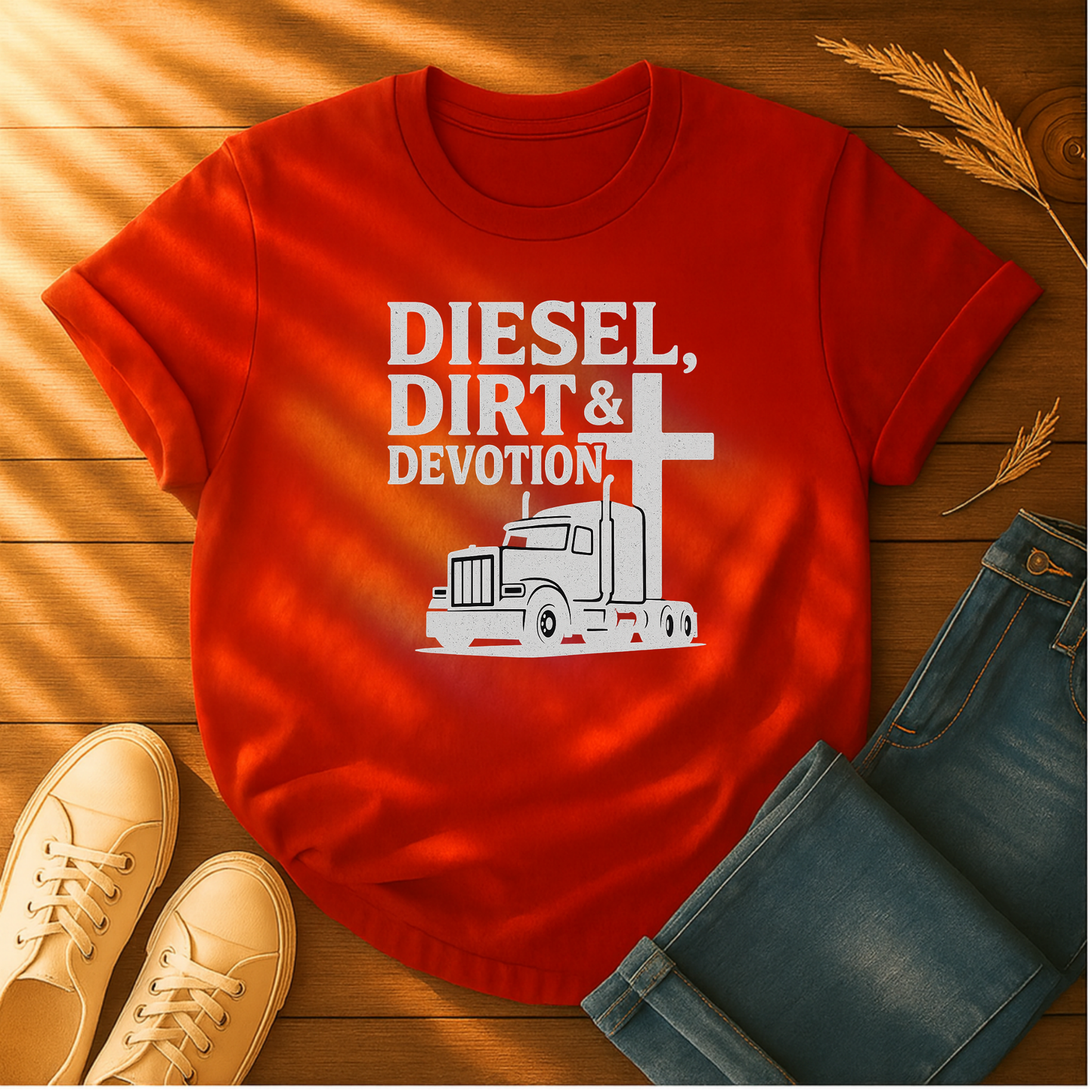 Diesel, Dirt & Devotion T-Shirt