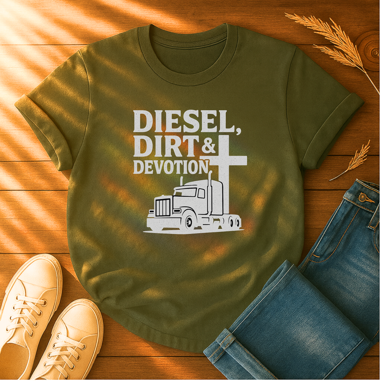 Diesel, Dirt & Devotion T-Shirt