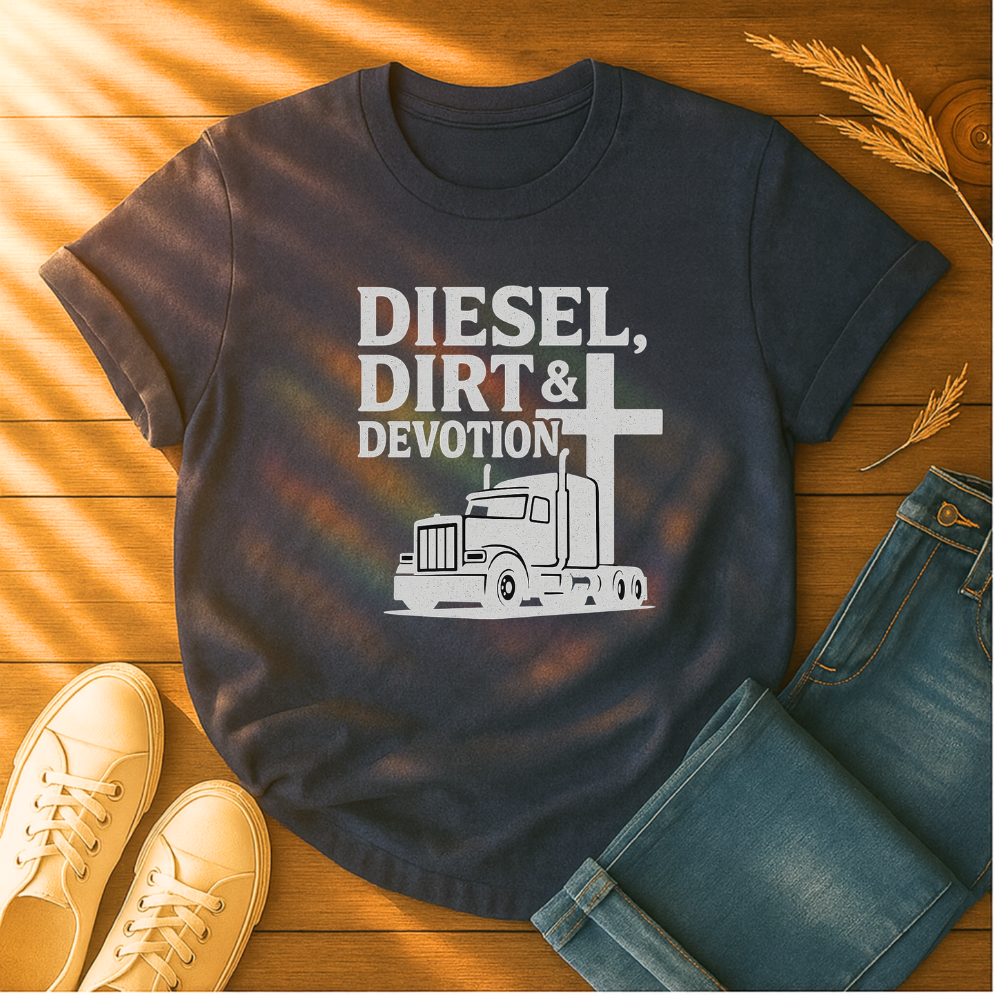 Diesel, Dirt & Devotion T-Shirt