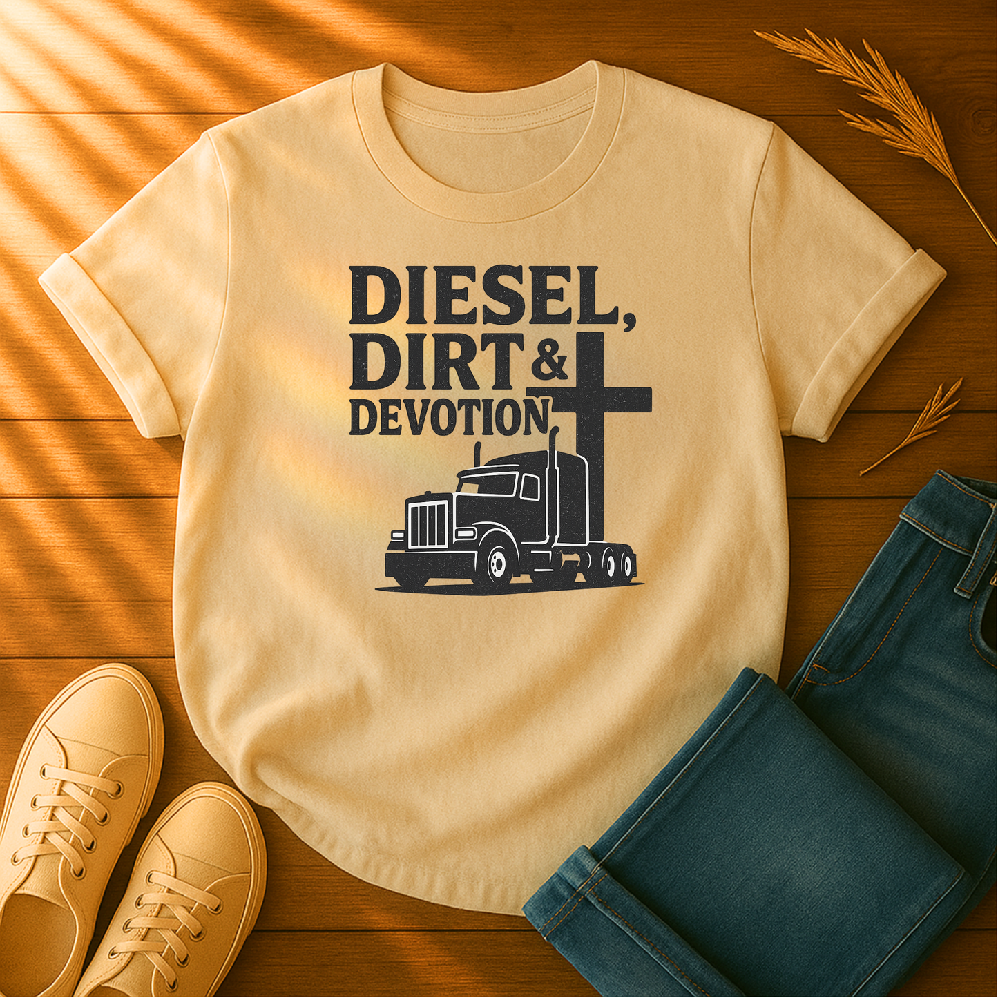 Diesel, Dirt & Devotion T-Shirt