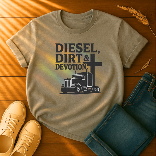 Diesel, Dirt & Devotion T-Shirt