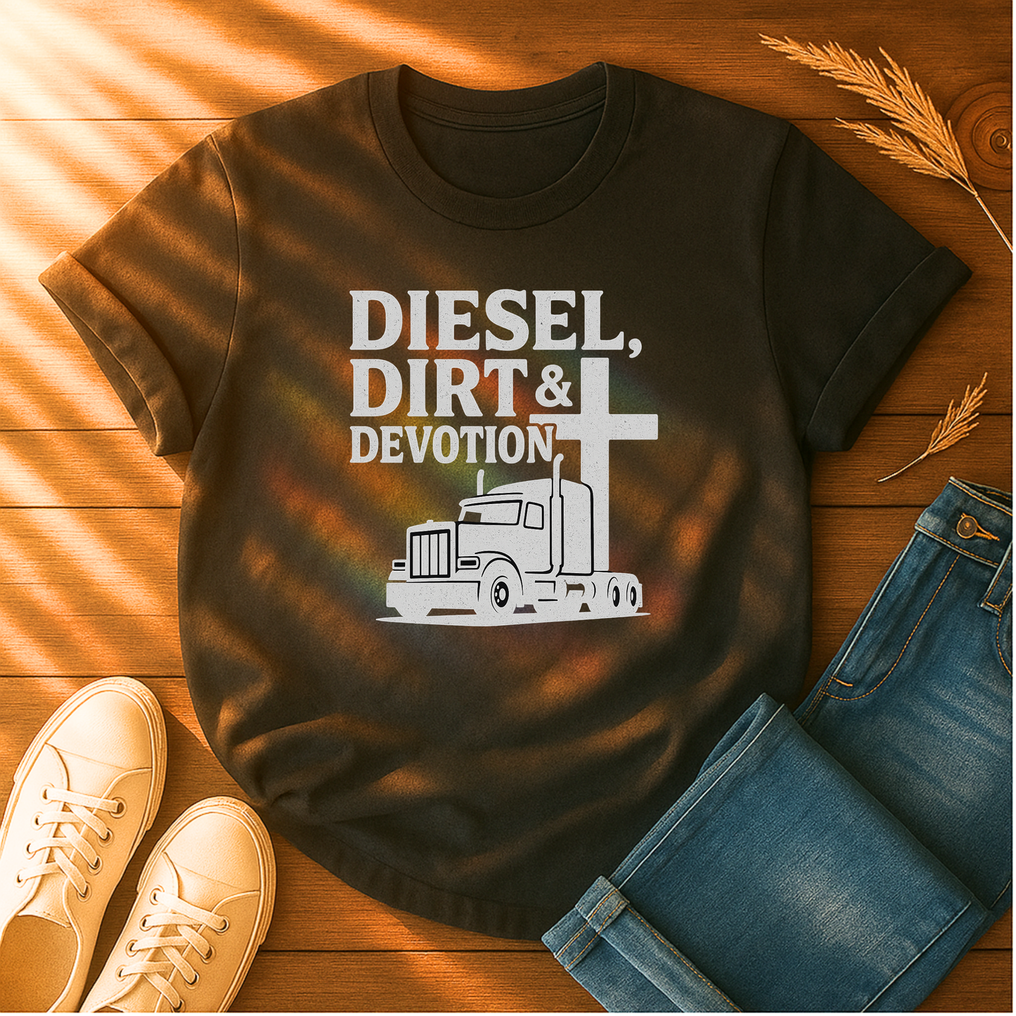 Diesel, Dirt & Devotion T-Shirt
