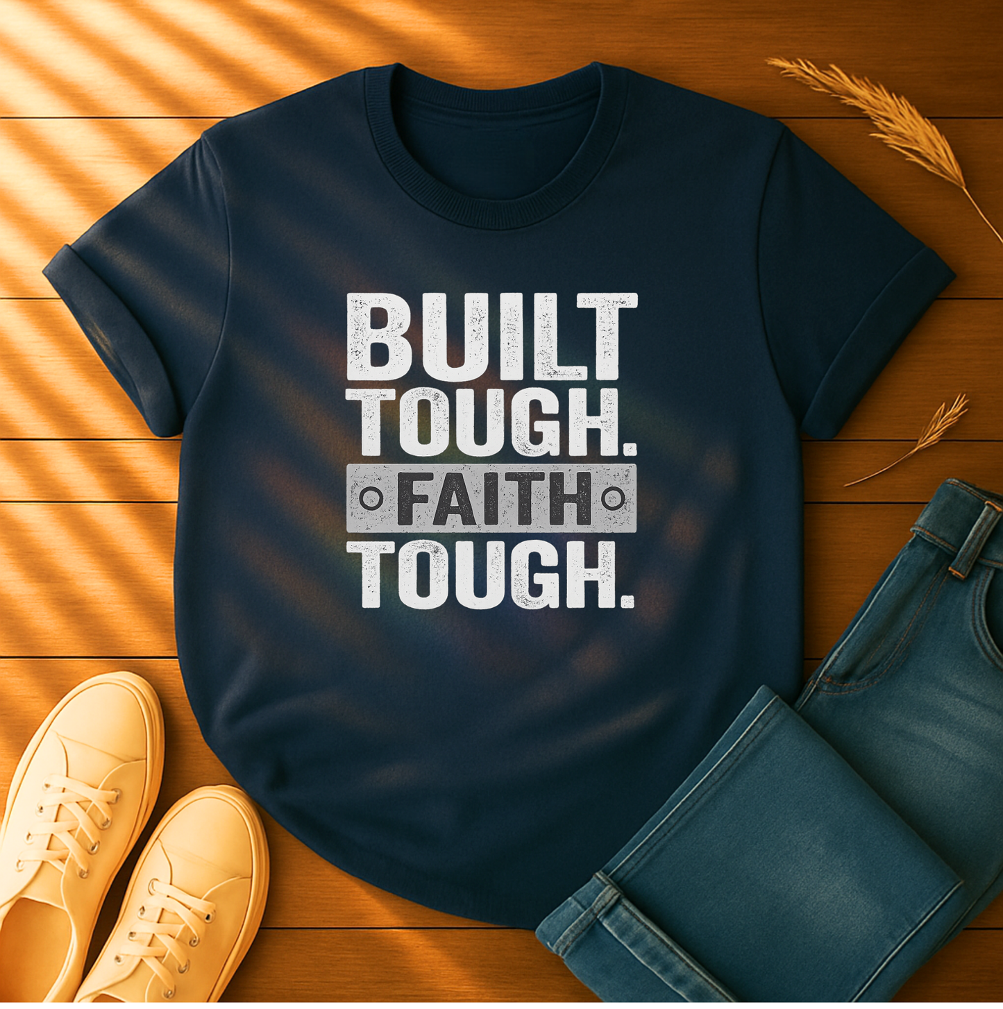 Built Tough, Faith Tough T-Shirt