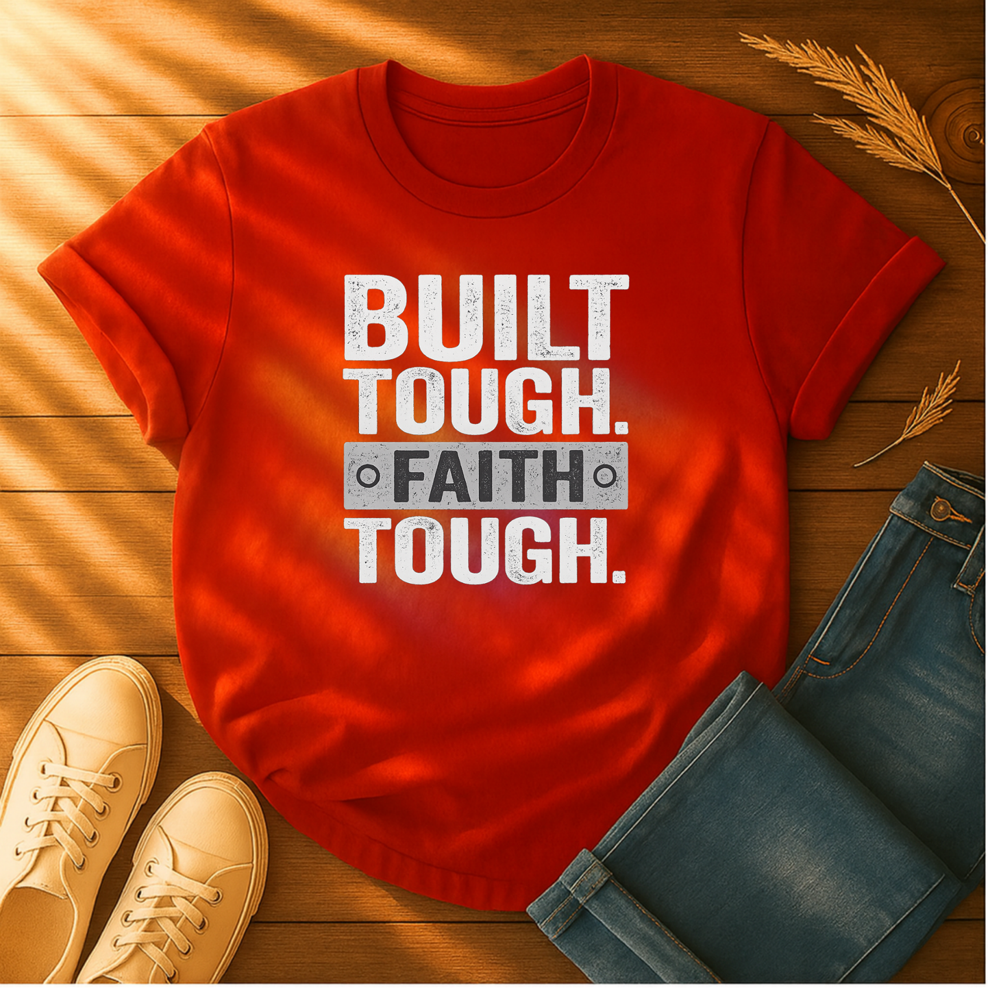 Built Tough, Faith Tough T-Shirt
