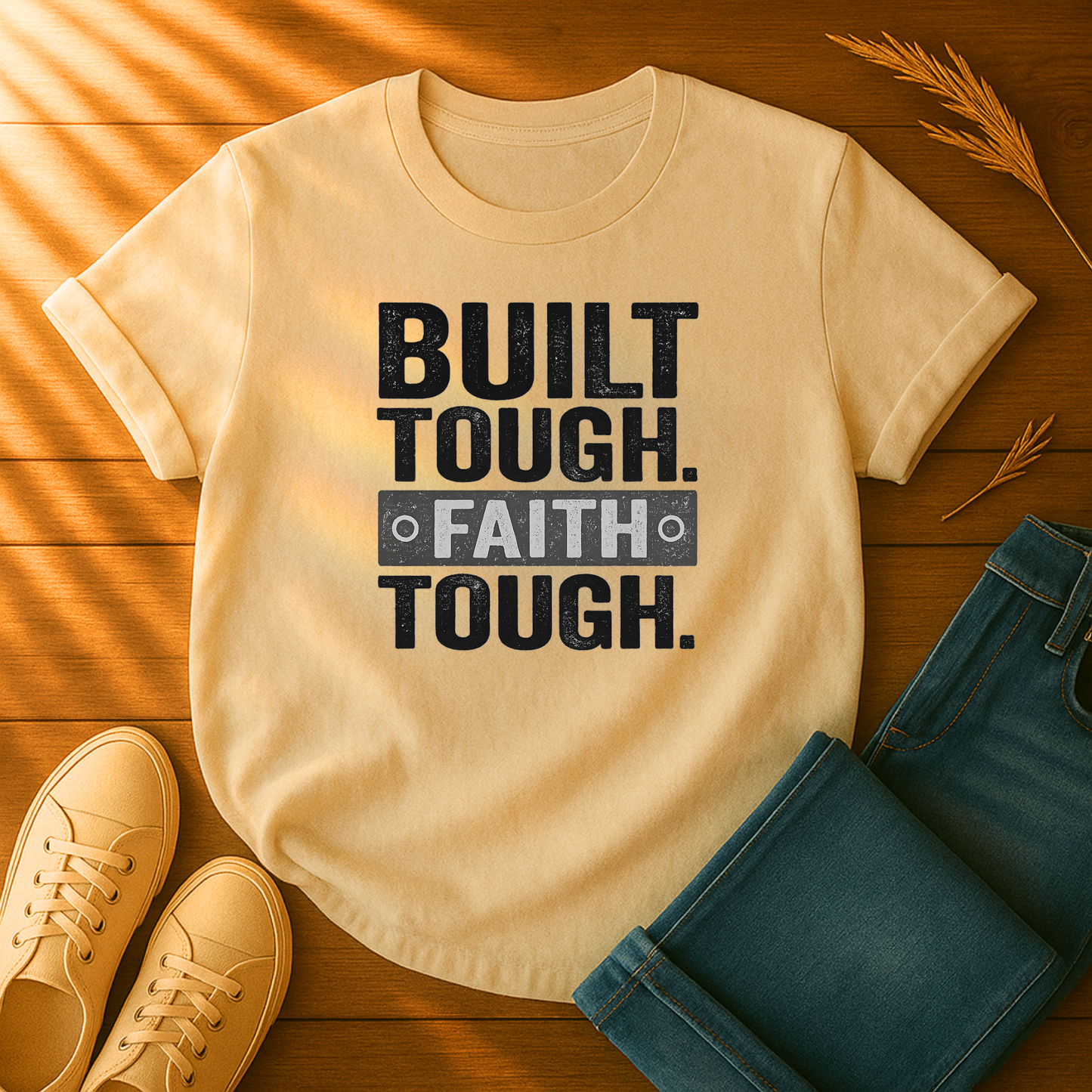 Built Tough, Faith Tough T-Shirt