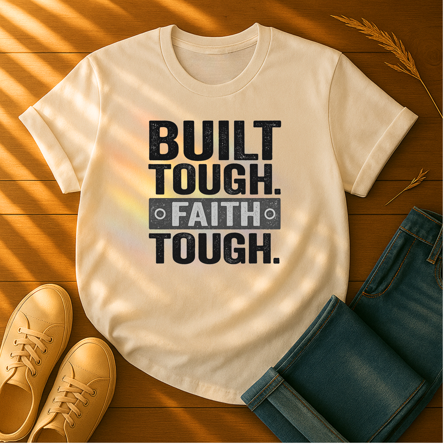 Built Tough, Faith Tough T-Shirt