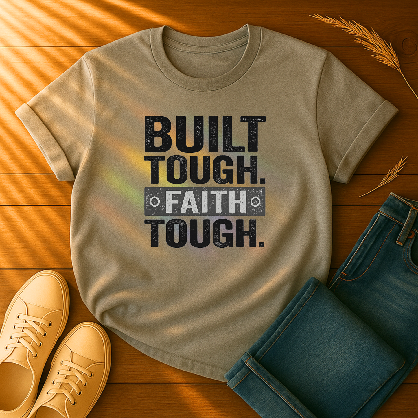 Built Tough, Faith Tough T-Shirt