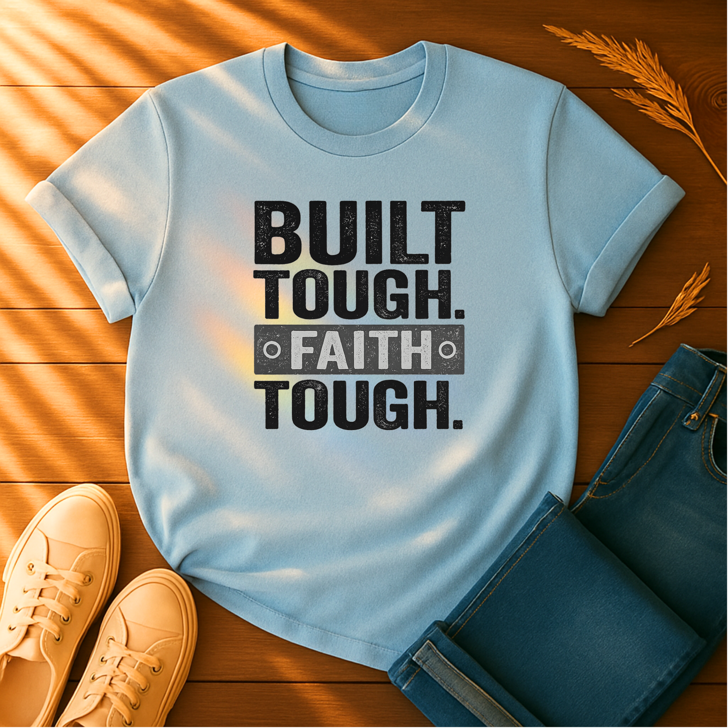 Built Tough, Faith Tough T-Shirt