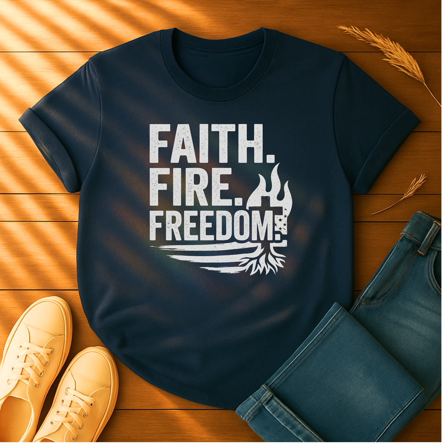 Faith. Fire. Freedom T-Shirt