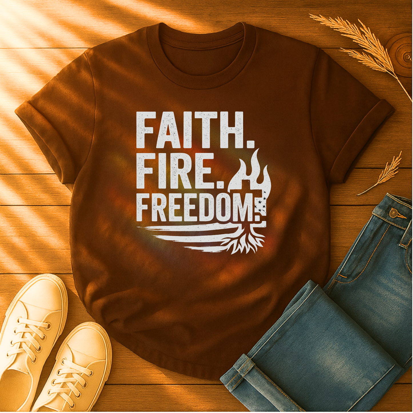 Faith. Fire. Freedom T-Shirt