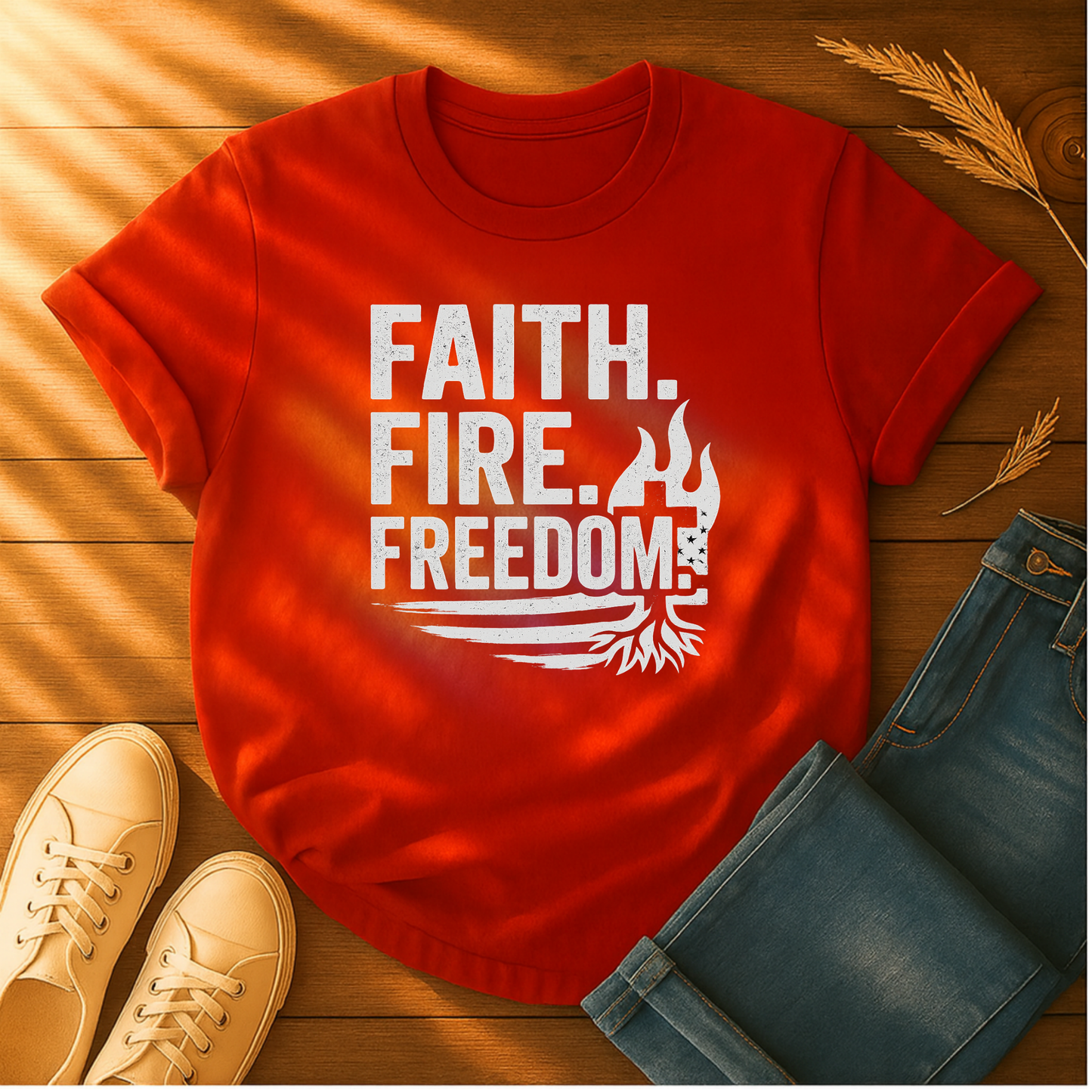 Faith. Fire. Freedom T-Shirt