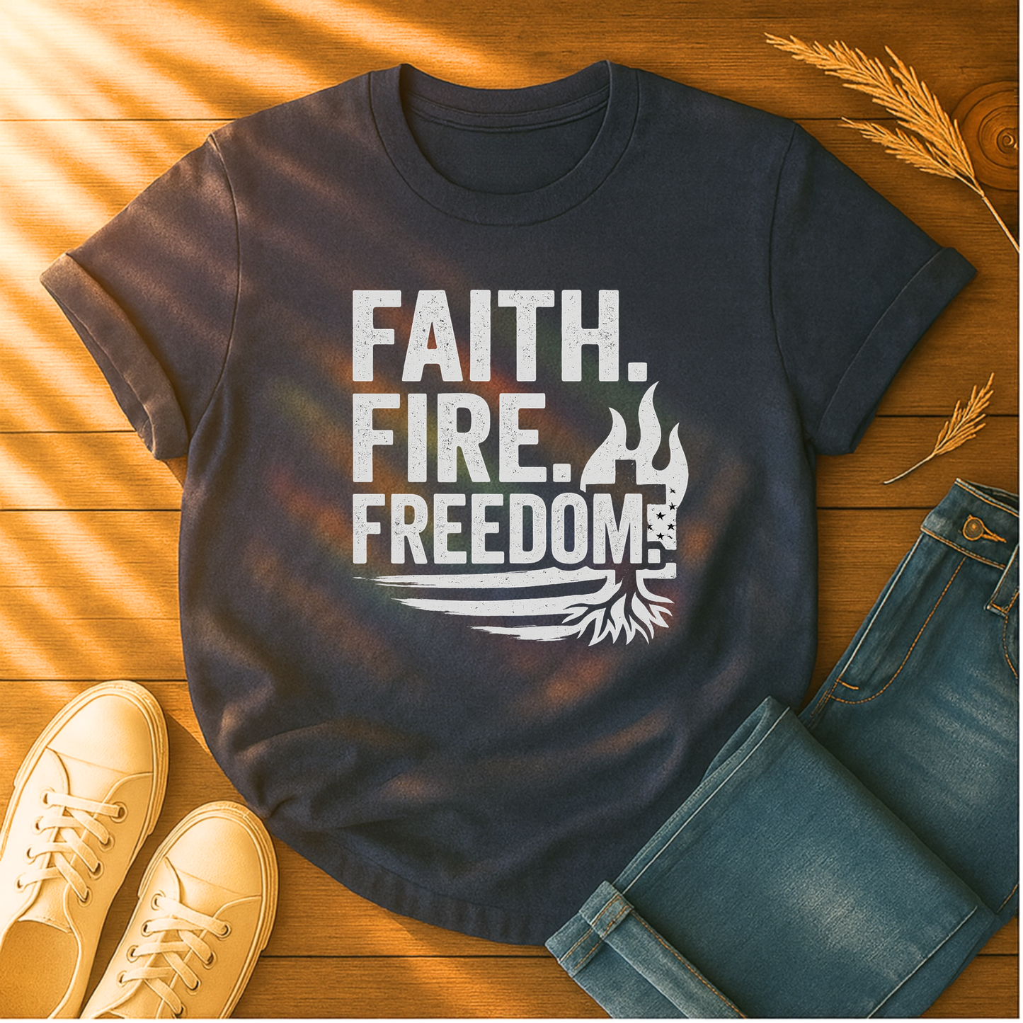 Faith. Fire. Freedom T-Shirt