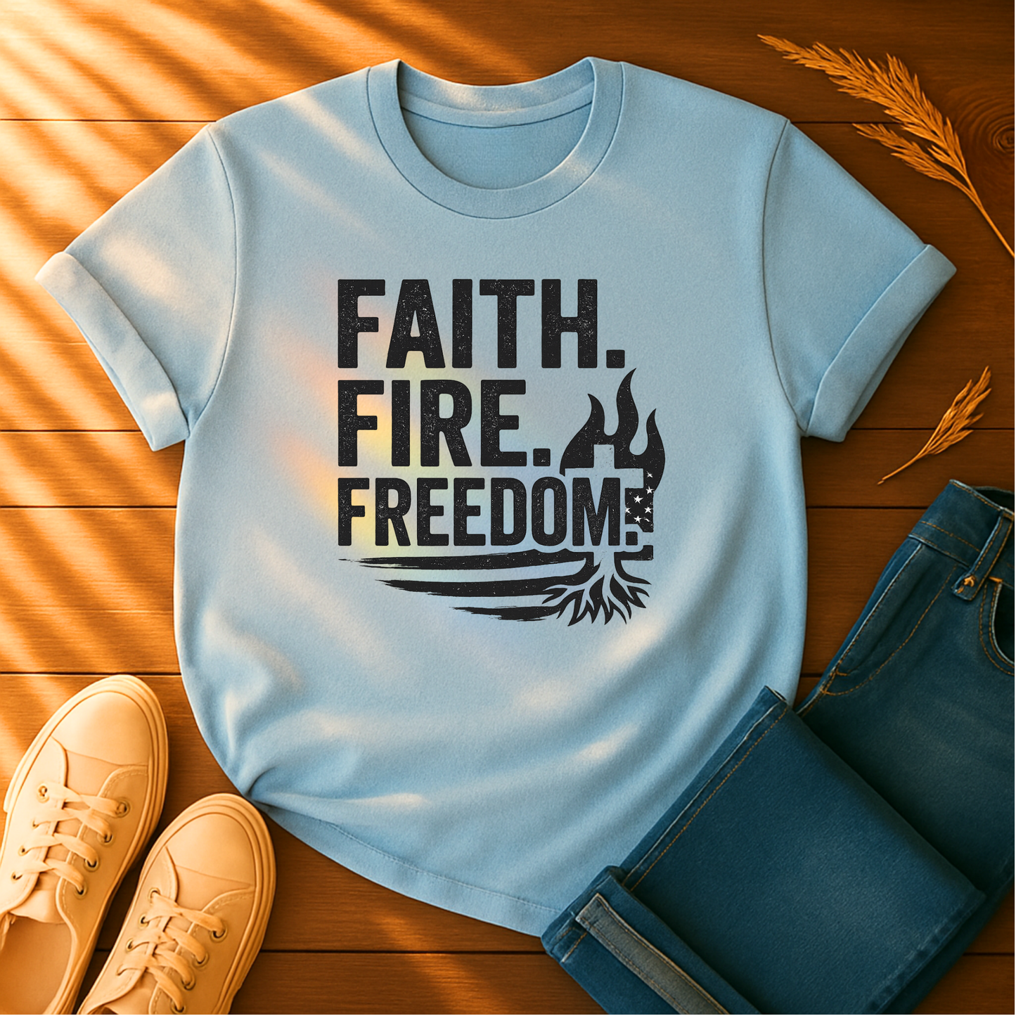Faith. Fire. Freedom T-Shirt