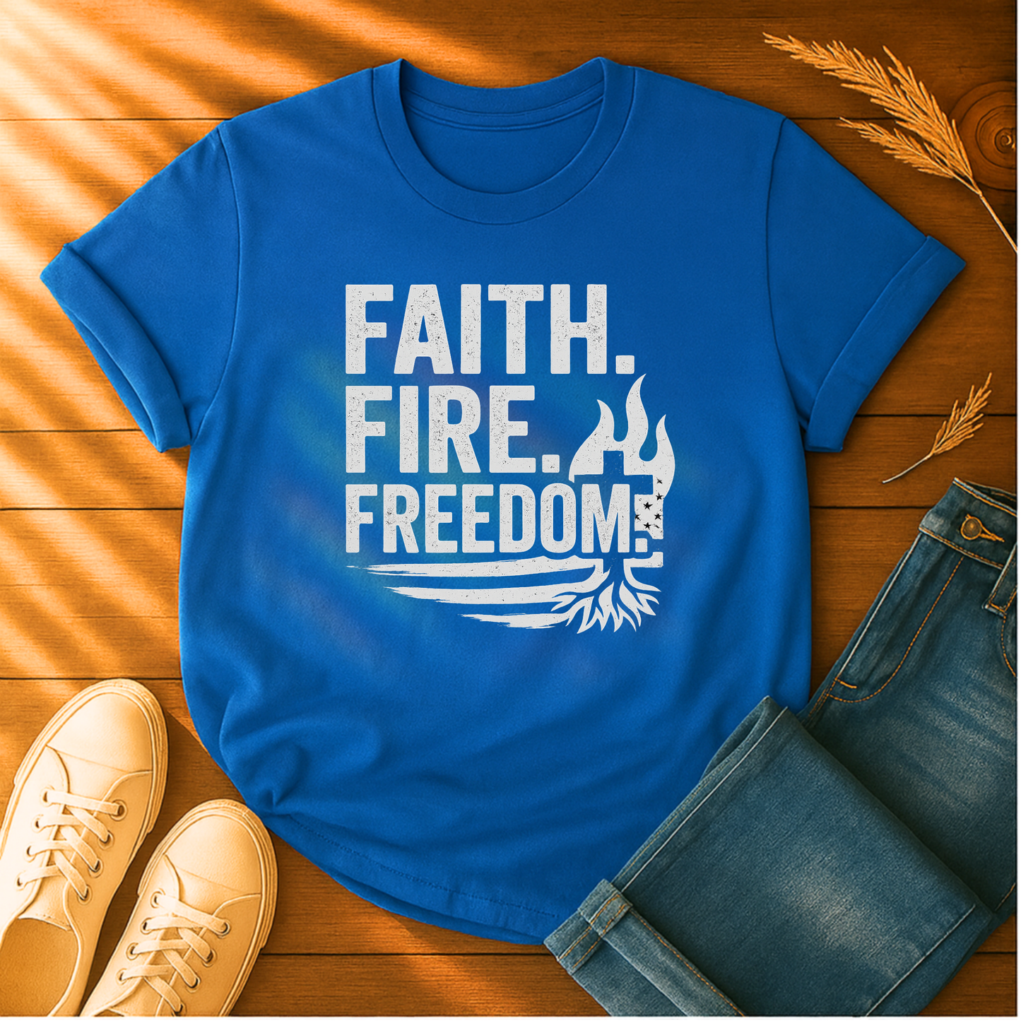 Faith. Fire. Freedom T-Shirt