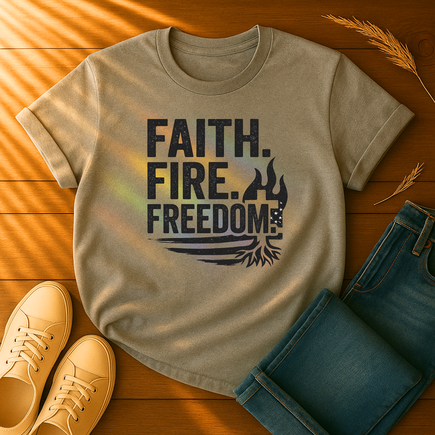 Faith. Fire. Freedom T-Shirt