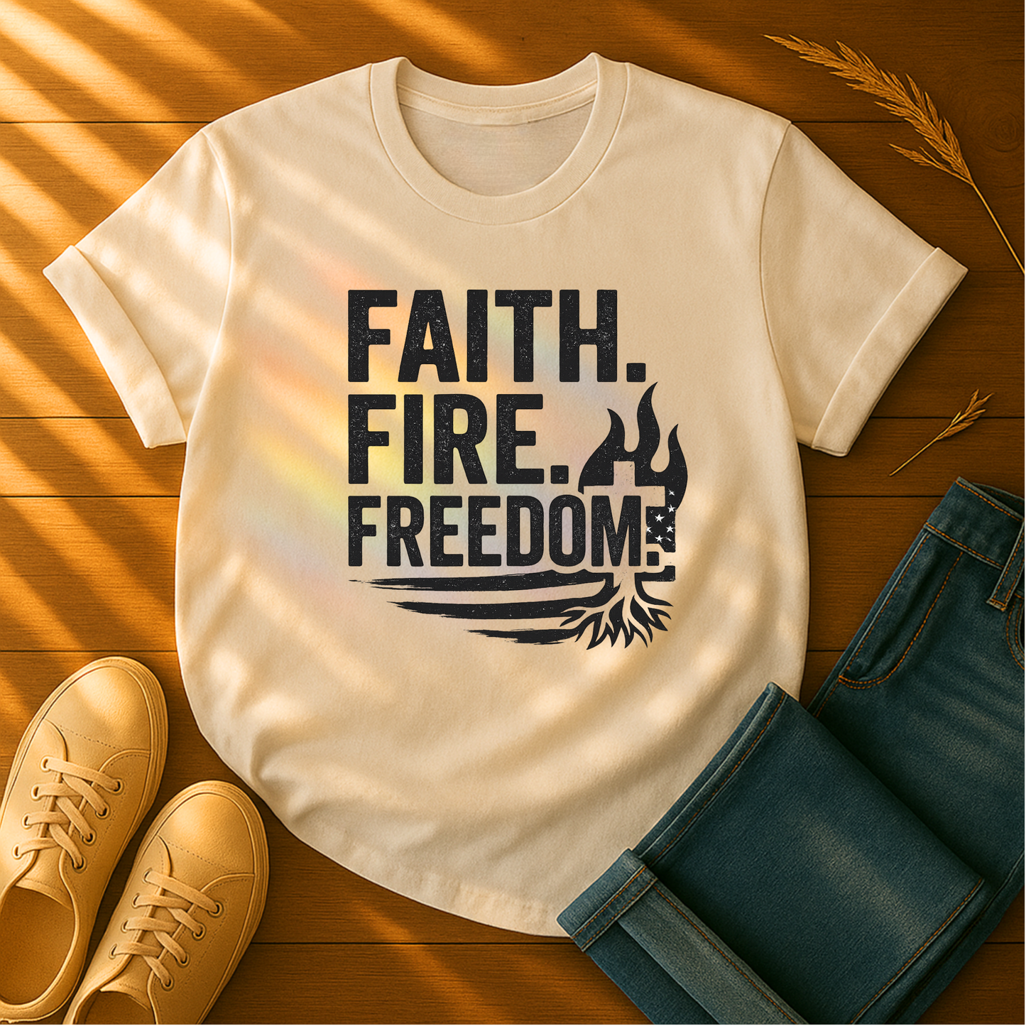 Faith. Fire. Freedom T-Shirt