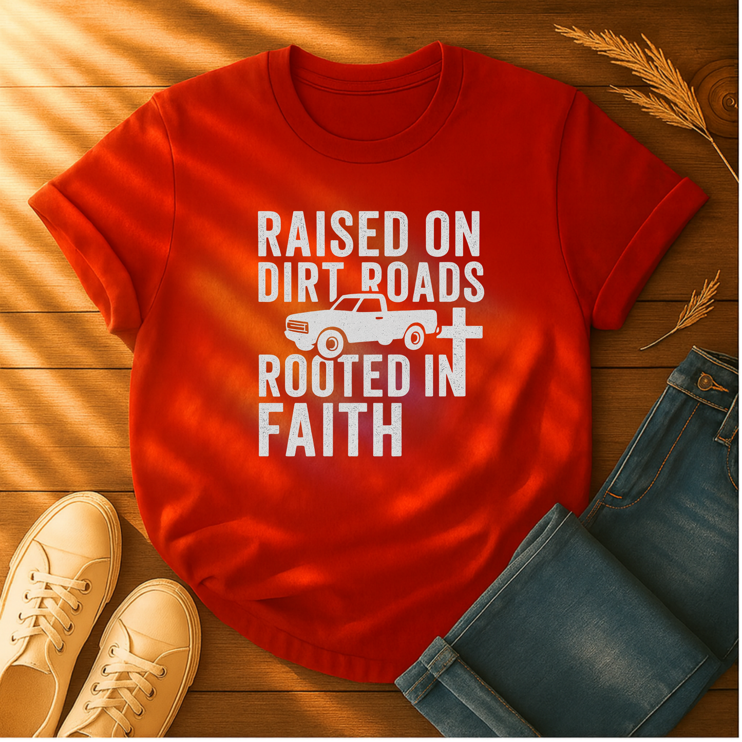 Raised on Dirt Roads T-Shirt