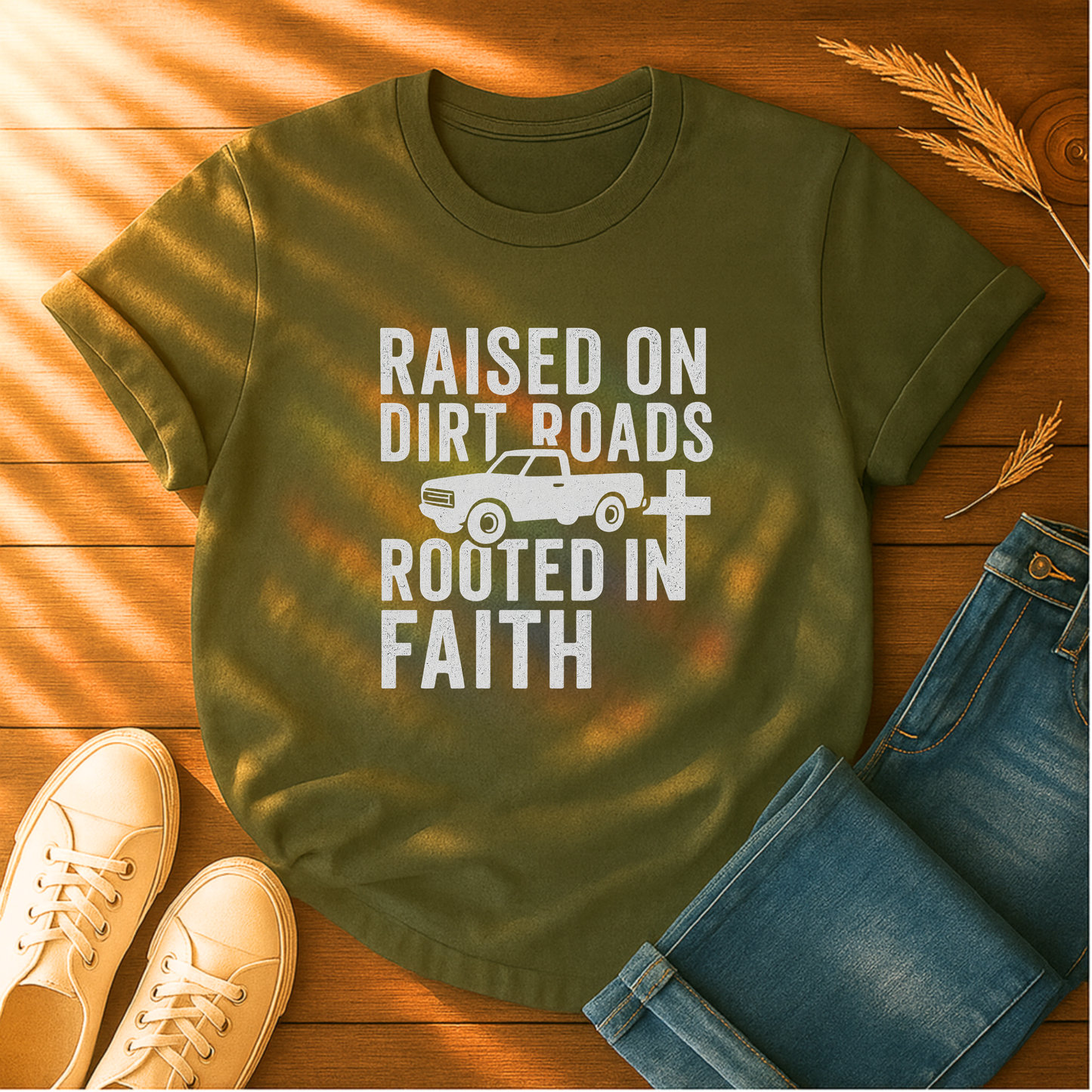 Raised on Dirt Roads T-Shirt