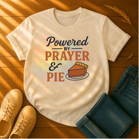 Powered by Prayer & Pie T-Shirt