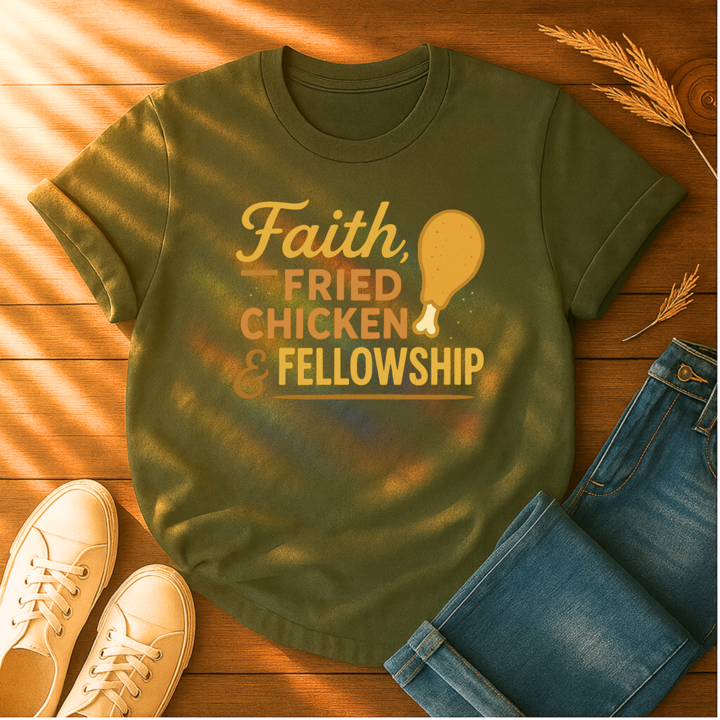 Faith, Fried Chicken & Fellowship T-Shirt