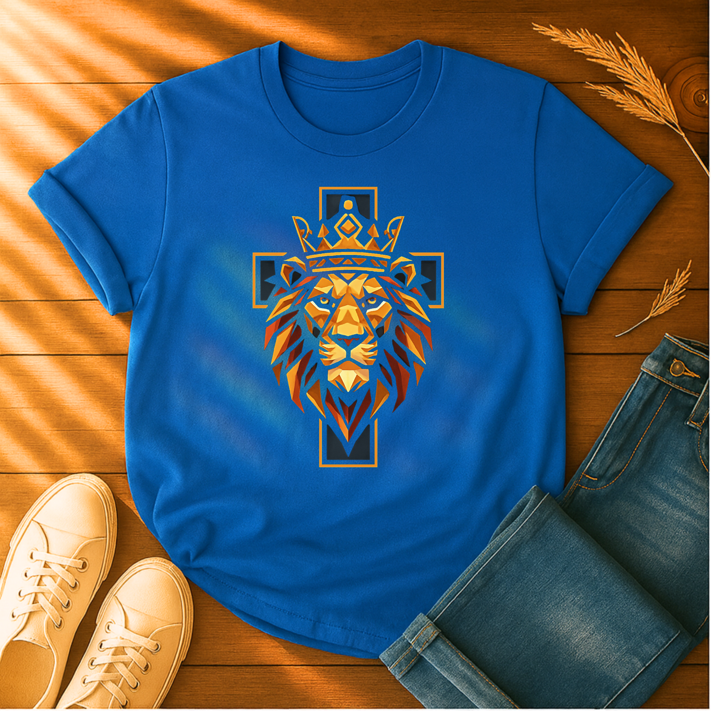 Lion and Cross T-Shirt