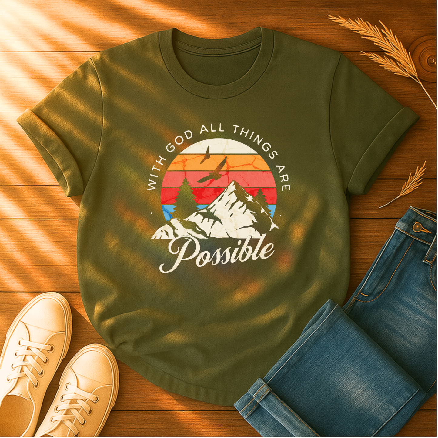 With God all Things are Possible T-Shirt
