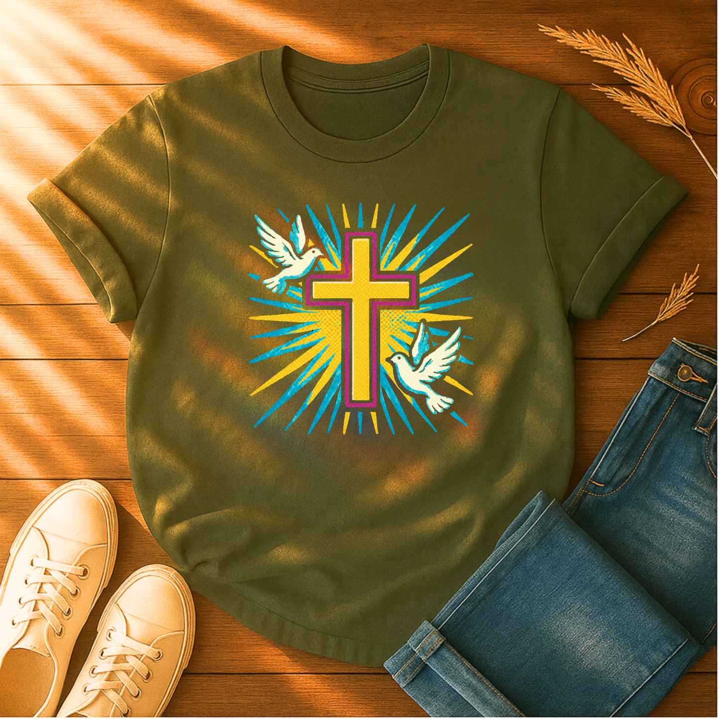 Cross and Doves T-Shirt