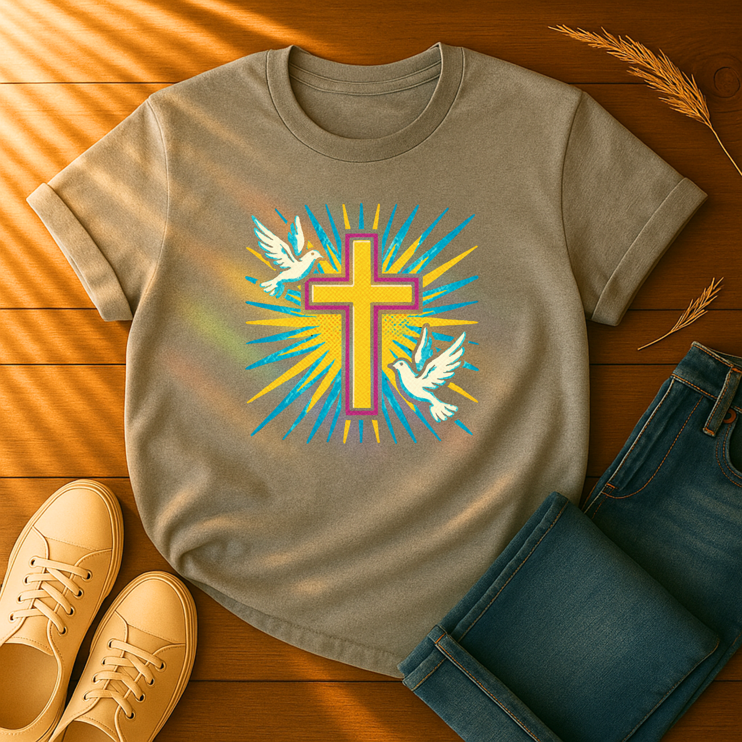 Cross and Doves T-Shirt