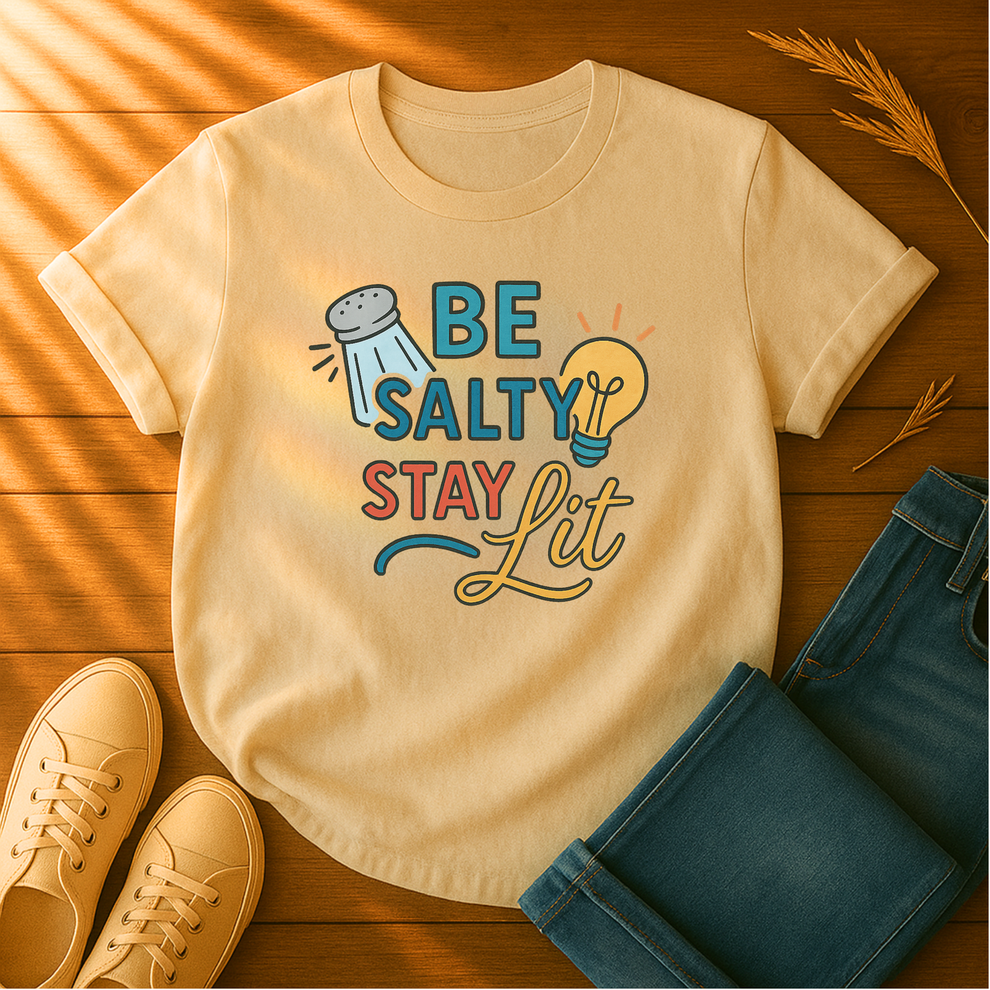 Be Salty Stay Lit T-Shirt