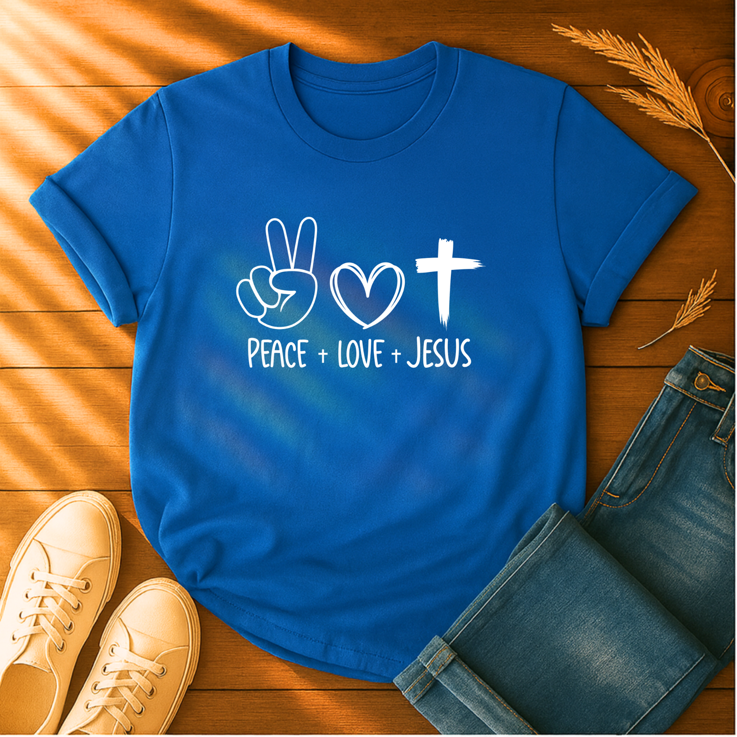Peace, Love, Jesus T-Shirt