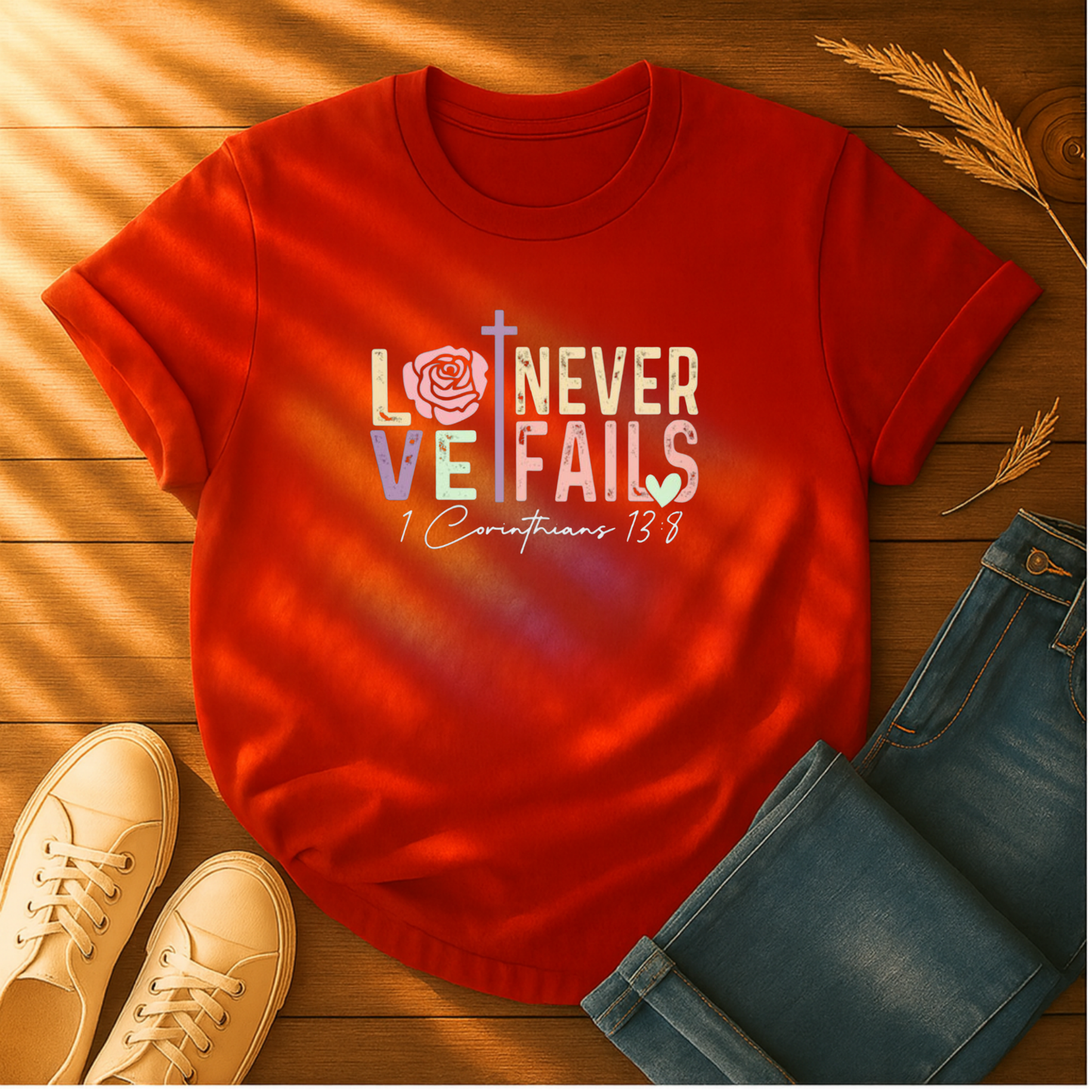 Love Never Fails T-Shirt