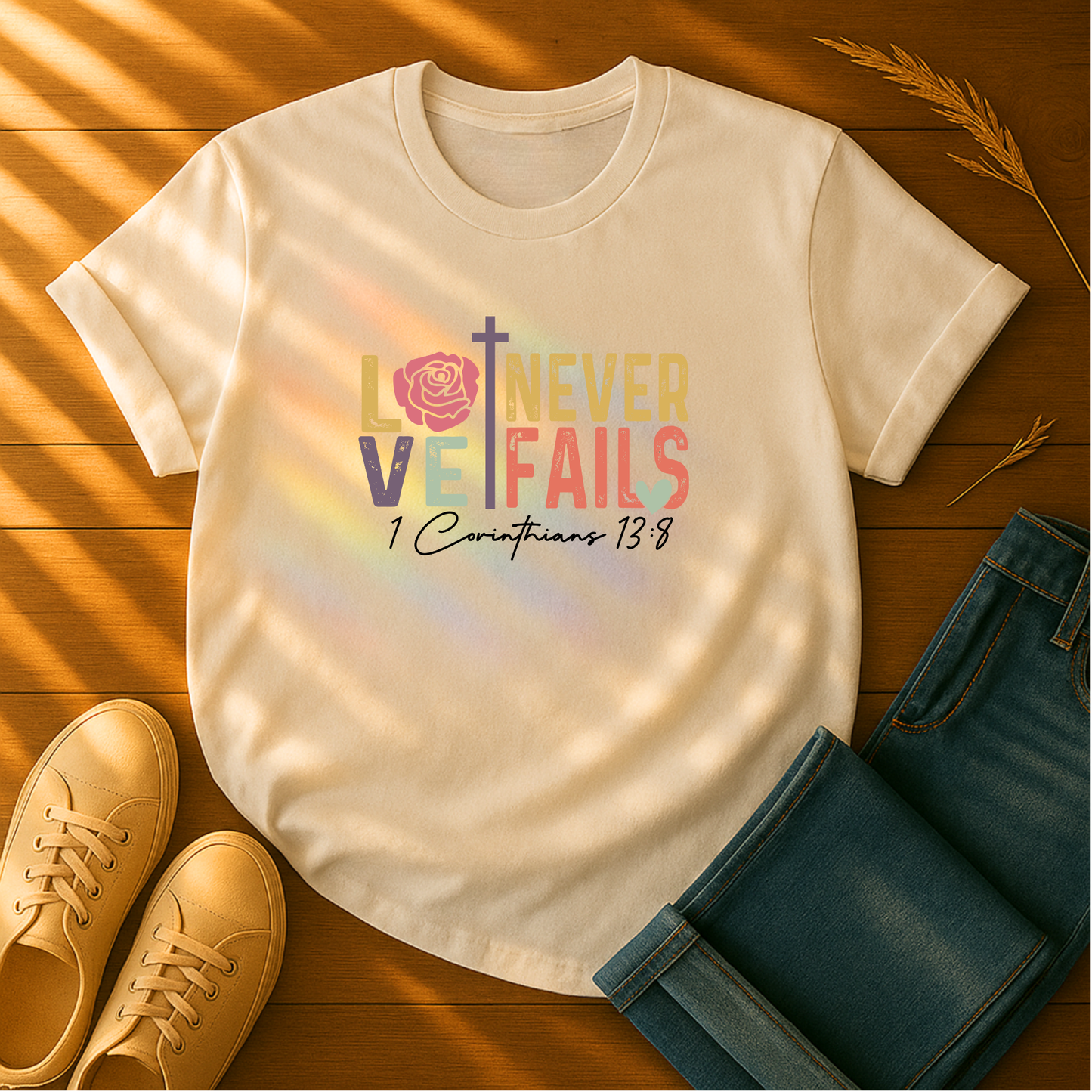 Love Never Fails T-Shirt